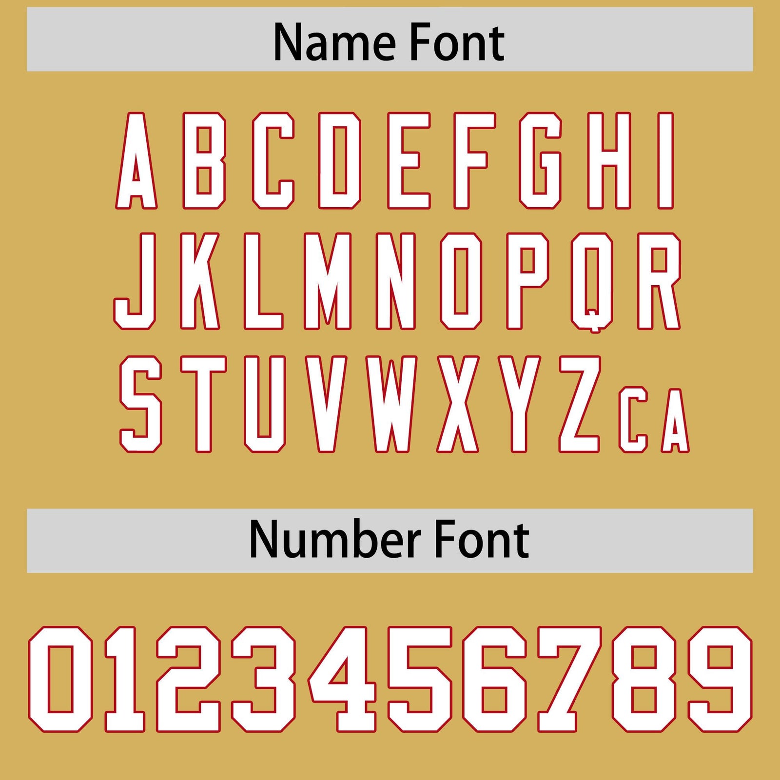 Custom Old Gold Red Star Pattern Thick Stripes Baseball Jersey