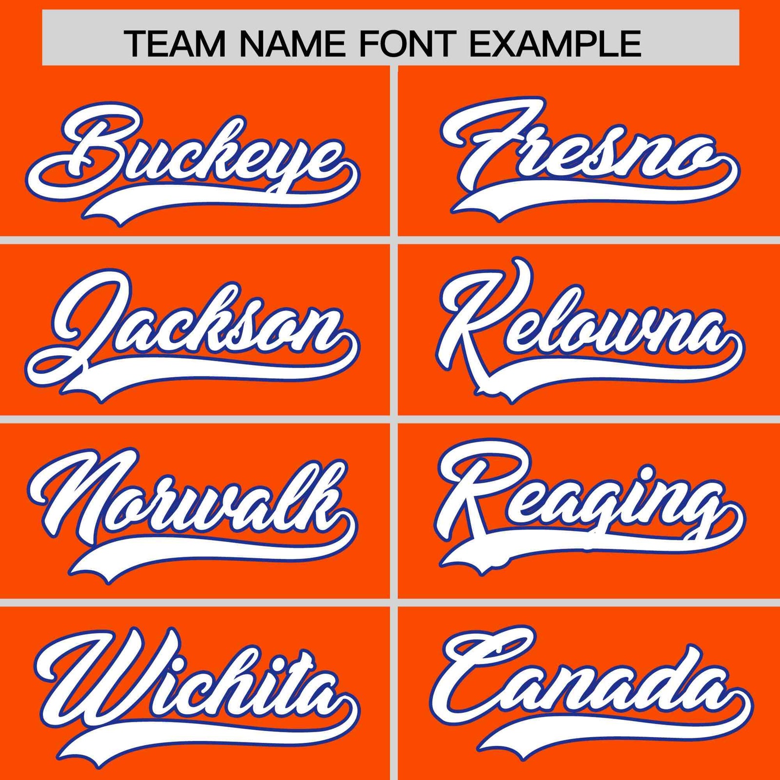 Custom Orange Royal Blue Star Pattern Thick Stripes Baseball Jersey