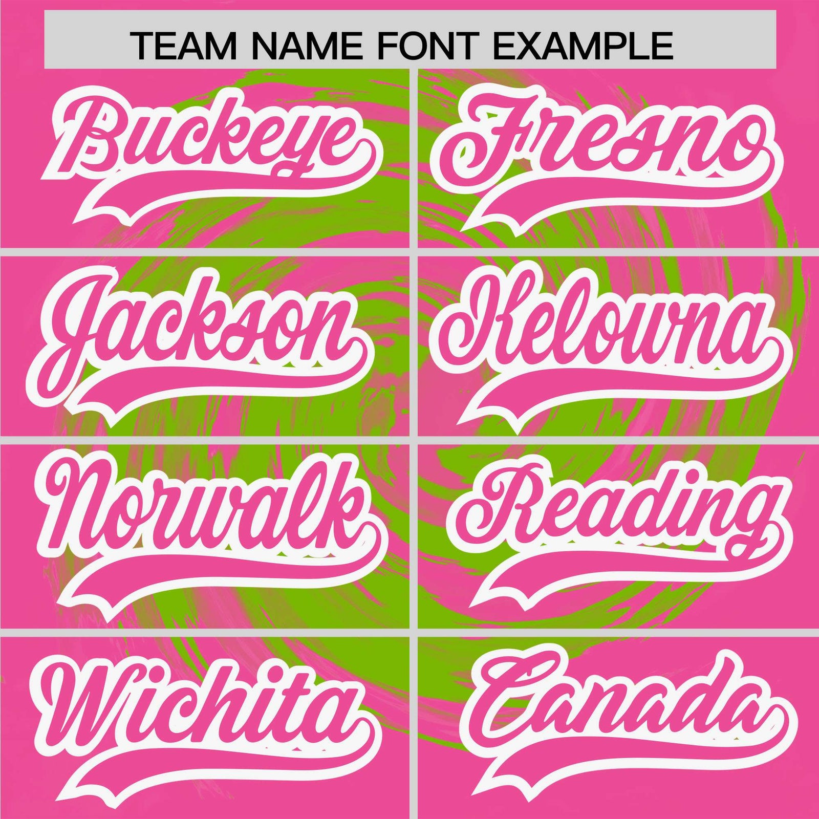 Custom Neon Green Pink Swirl Graffiti Pattern Authentic Baseball Jersey