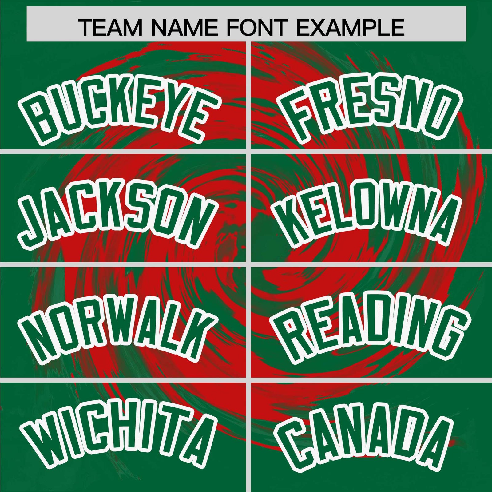 Custom Red Kelly Green Swirl Graffiti Pattern Authentic Baseball Jersey