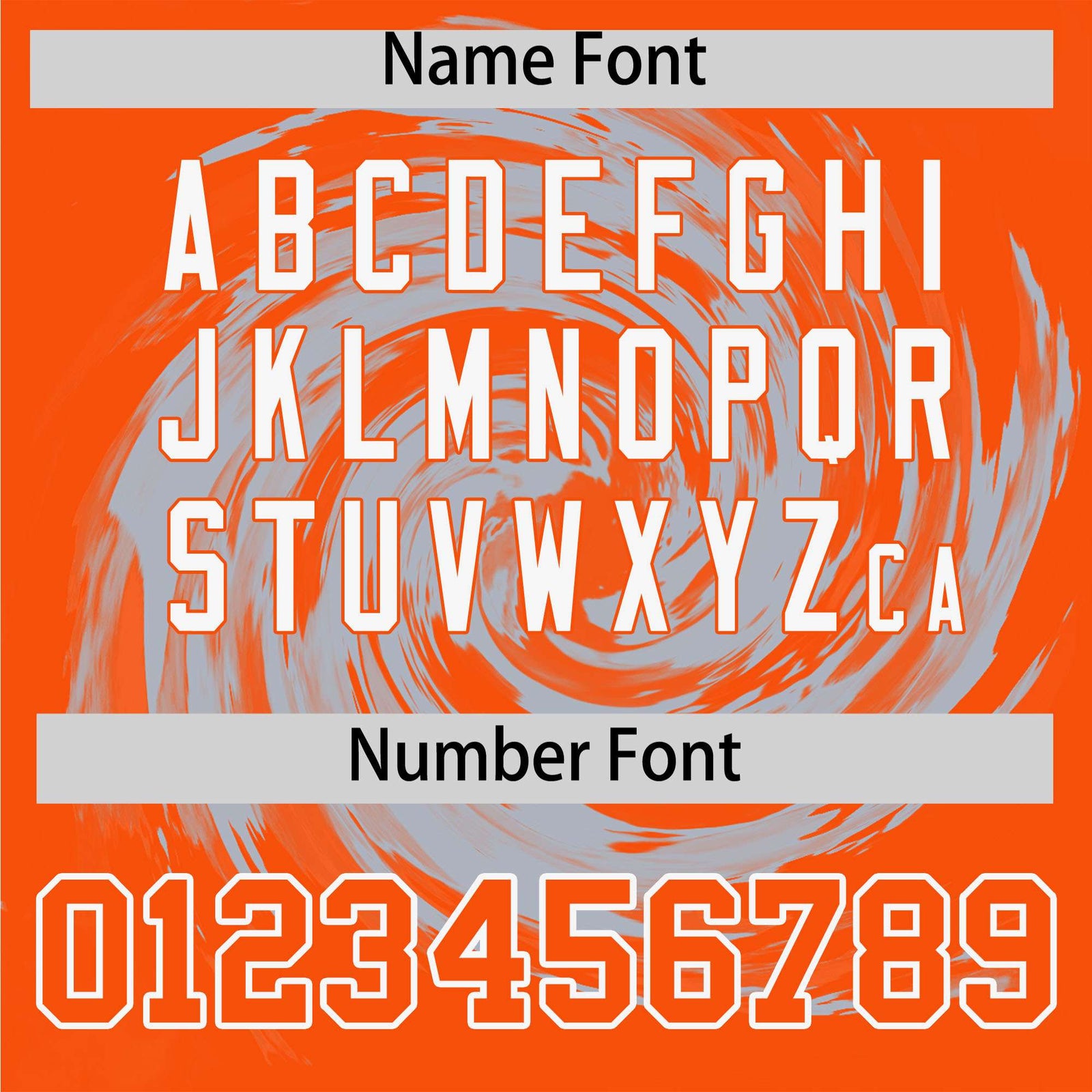 Custom Silver Orange Swirl Graffiti Pattern Authentic Baseball Jersey