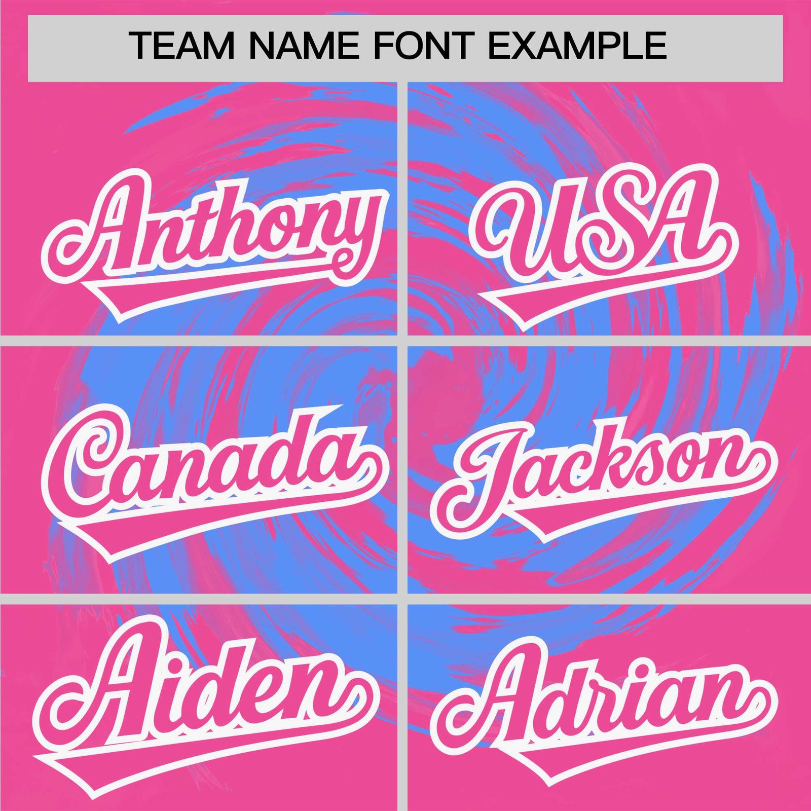 Custom Powder Blue Pink Swirl Graffiti Pattern Authentic Baseball Jersey