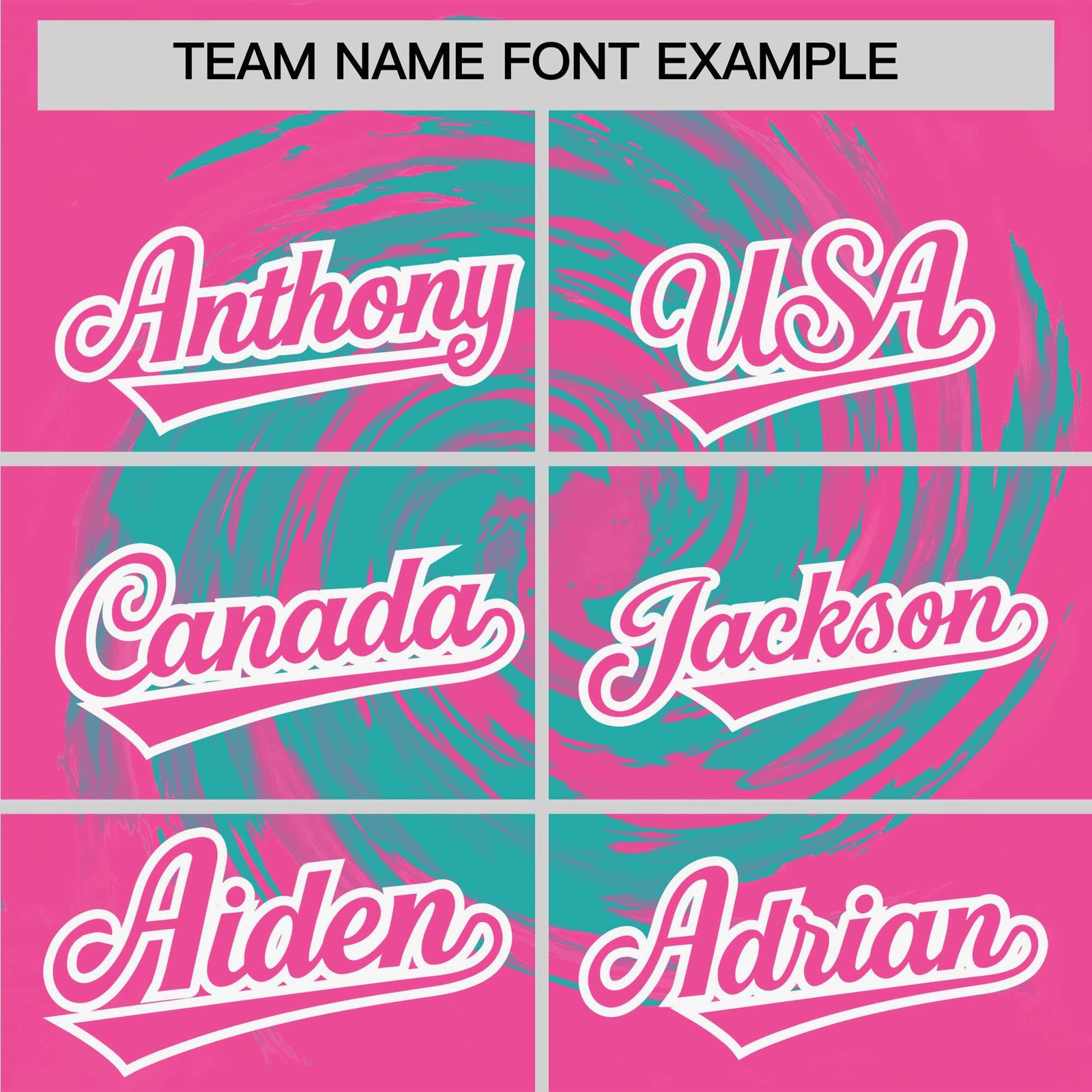 Custom Aqua Pink Swirl Graffiti Pattern Authentic Baseball Jersey