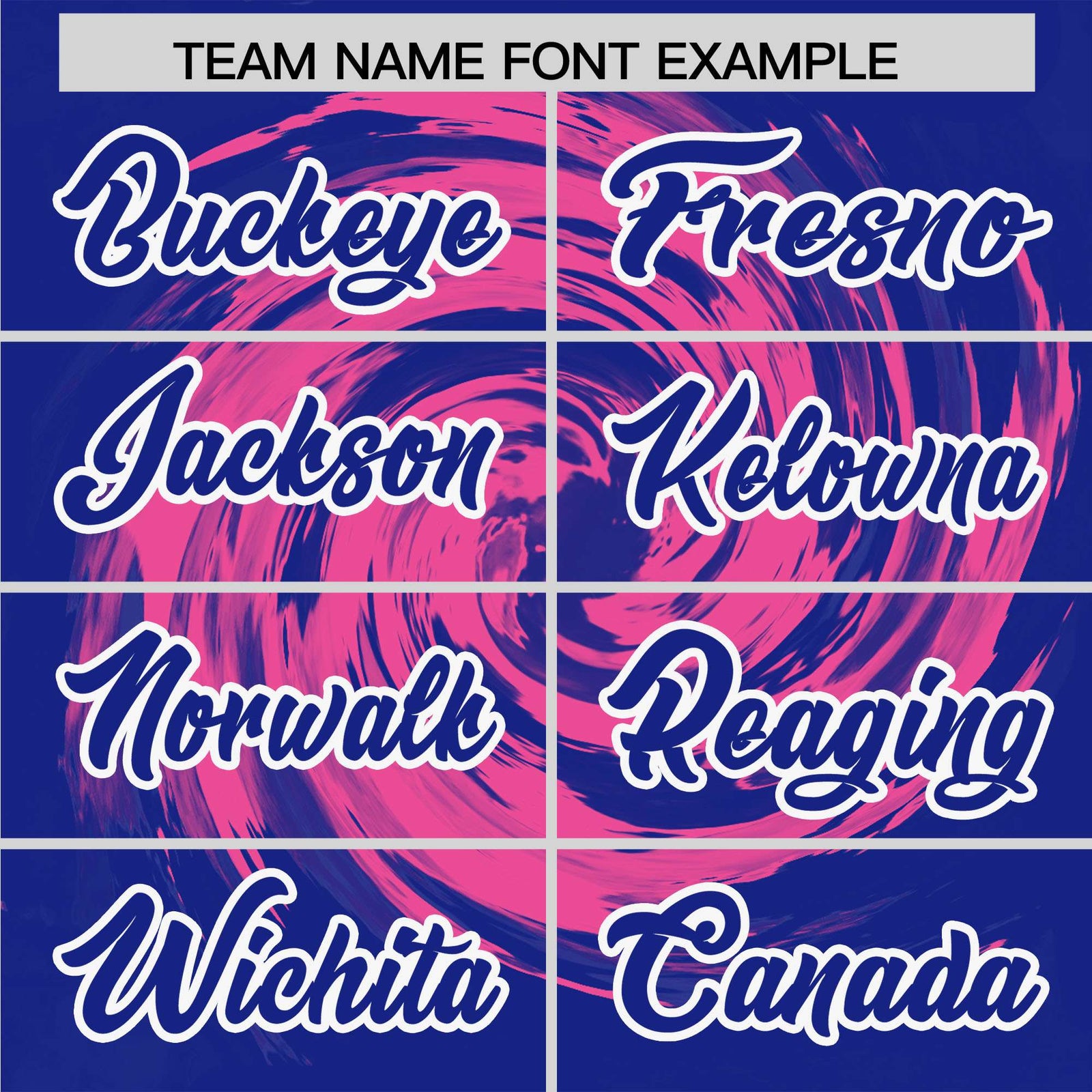 Custom Pink Royal Swirl Graffiti Pattern Authentic Baseball Jersey