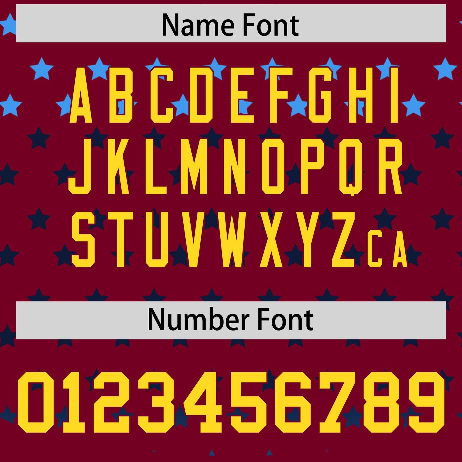 Custom Crimson Gold-White Raglan Sleeve Personalized Star Print Authentic Baseball Jersey