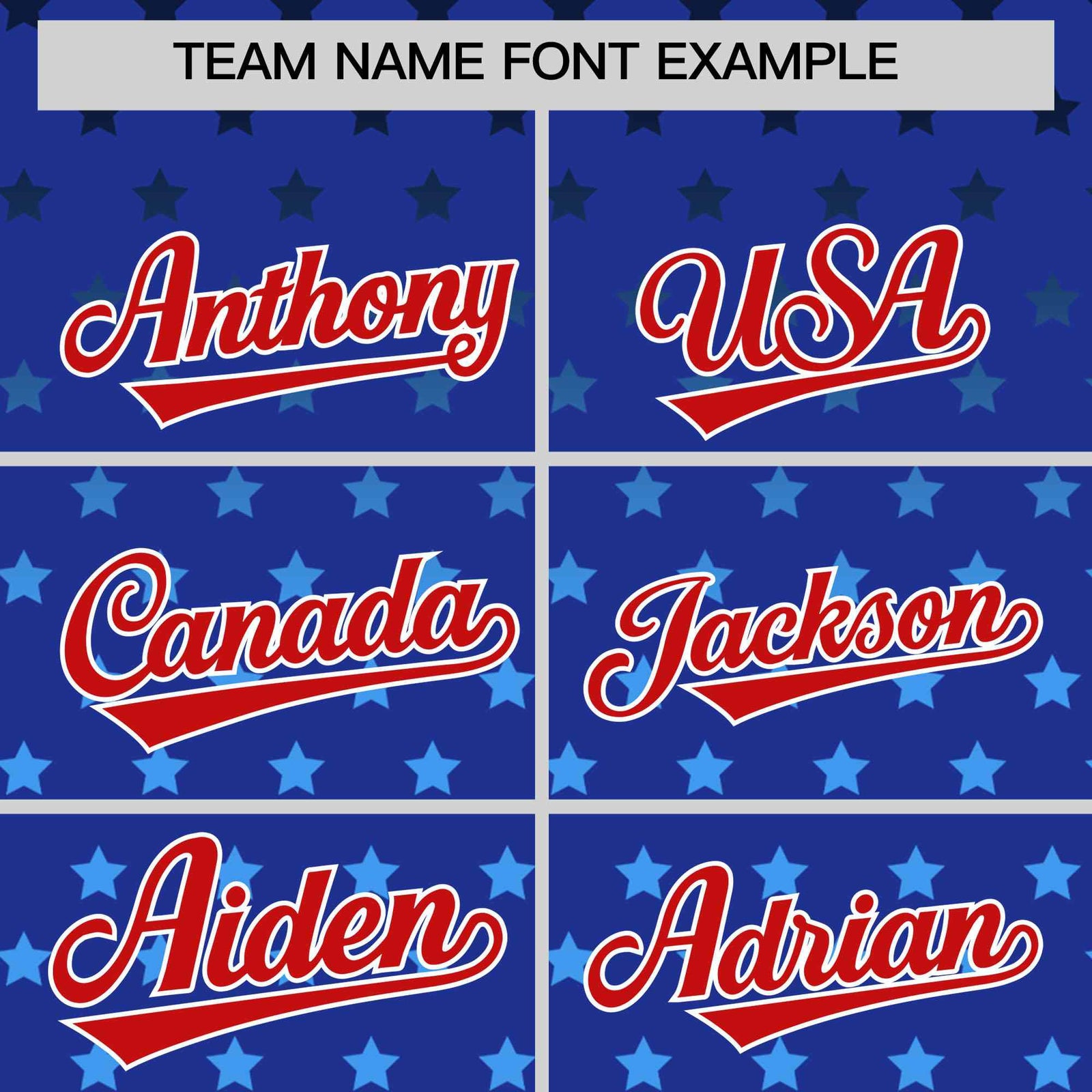 Custom Royal Red-White Raglan Sleeve Personalized Star Print Authentic Baseball Jersey