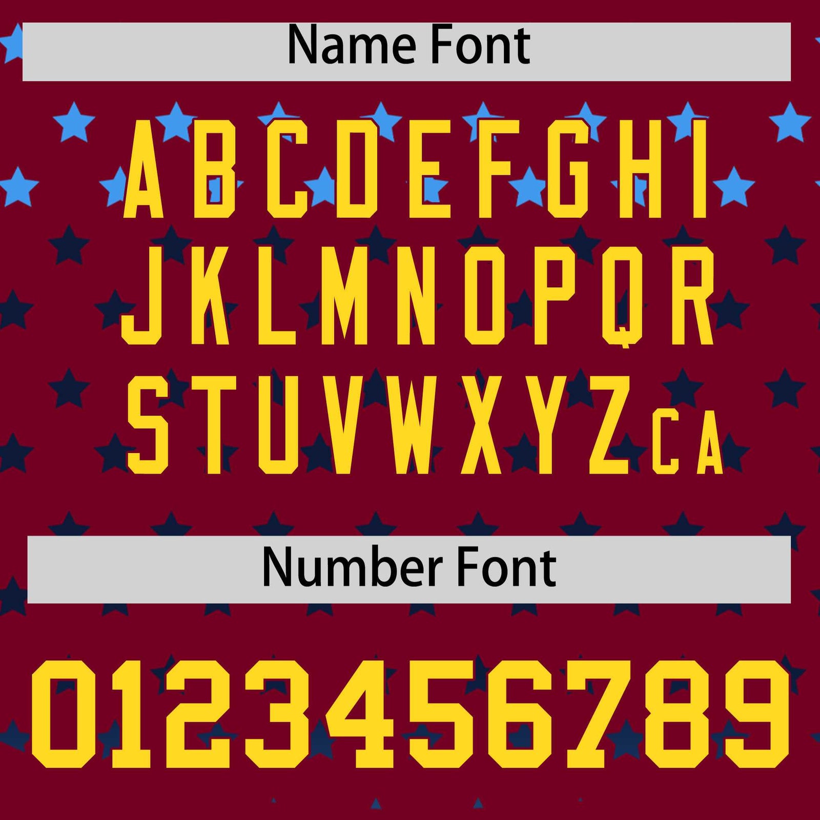 Custom Crimson Gold-White Raglan Sleeve Personalized Star Print Authentic Baseball Jersey