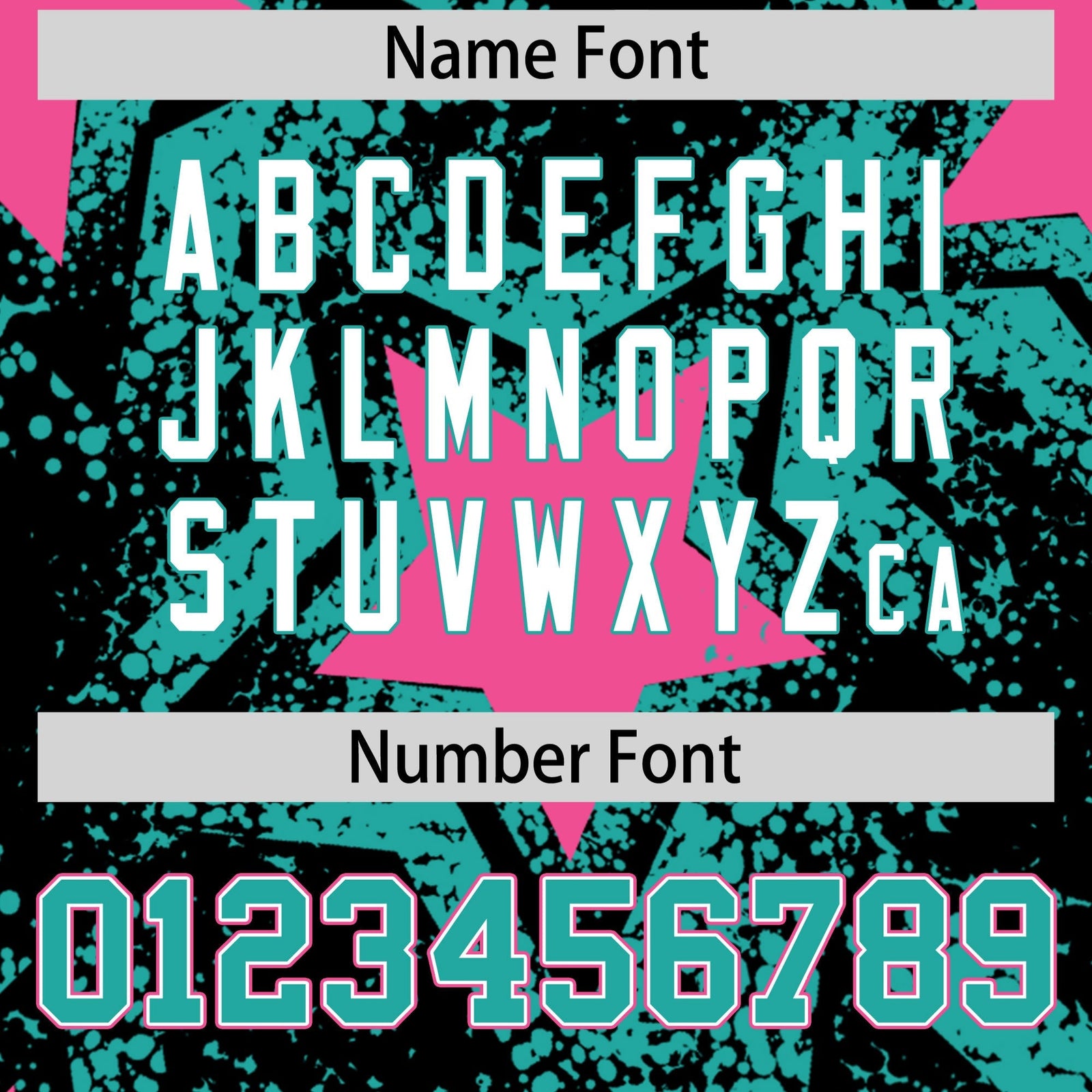 Custom Black Aqua Pink Star Graffiti Team Baseball Jerseys With Custom Names, Numbers & Logos Lightweight Baseball Jersey| KXKSHOP