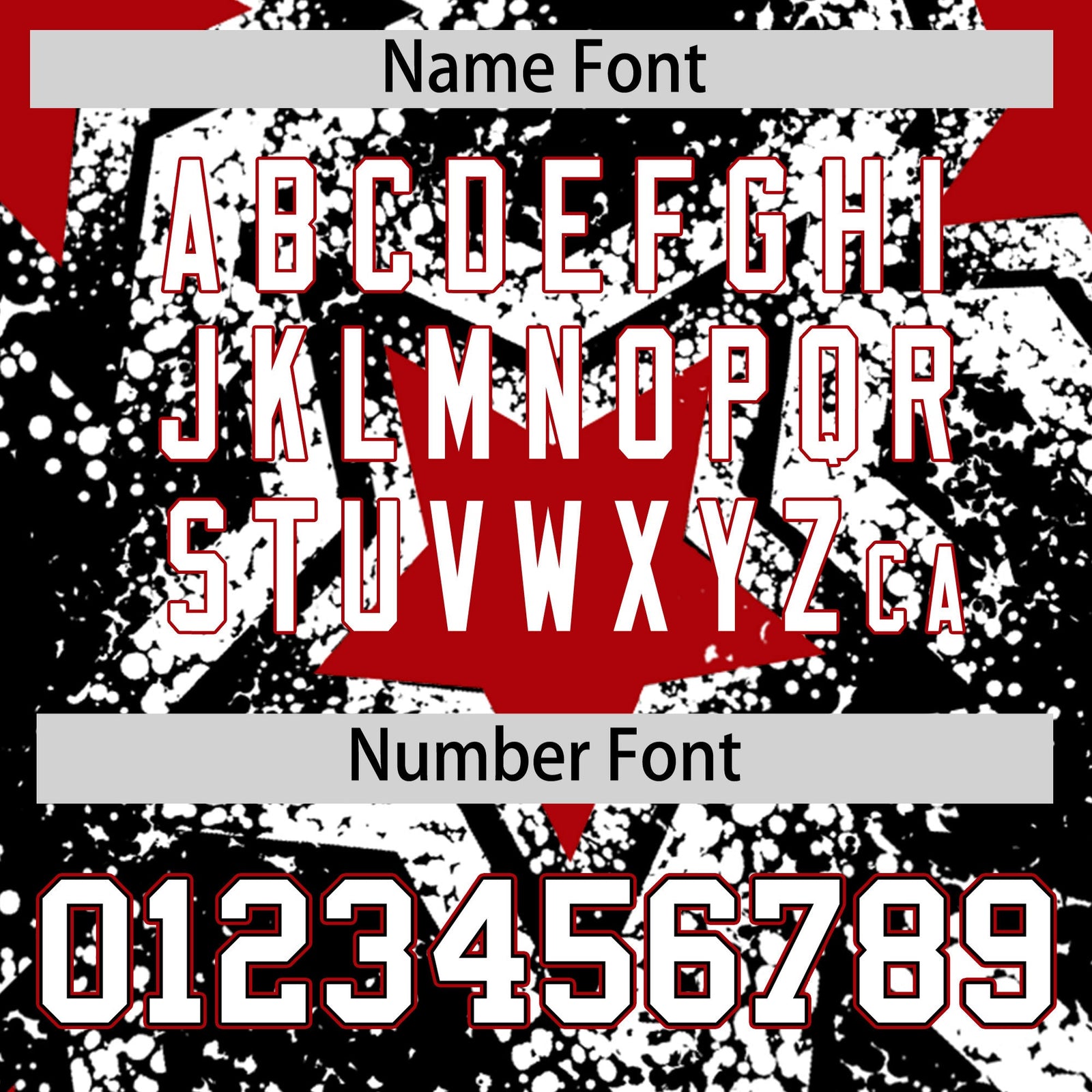 Custom Black White Red Star Graffiti Team Baseball Jerseys With Custom Names, Numbers & Logos Lightweight Baseball Jersey| KXKSHOP