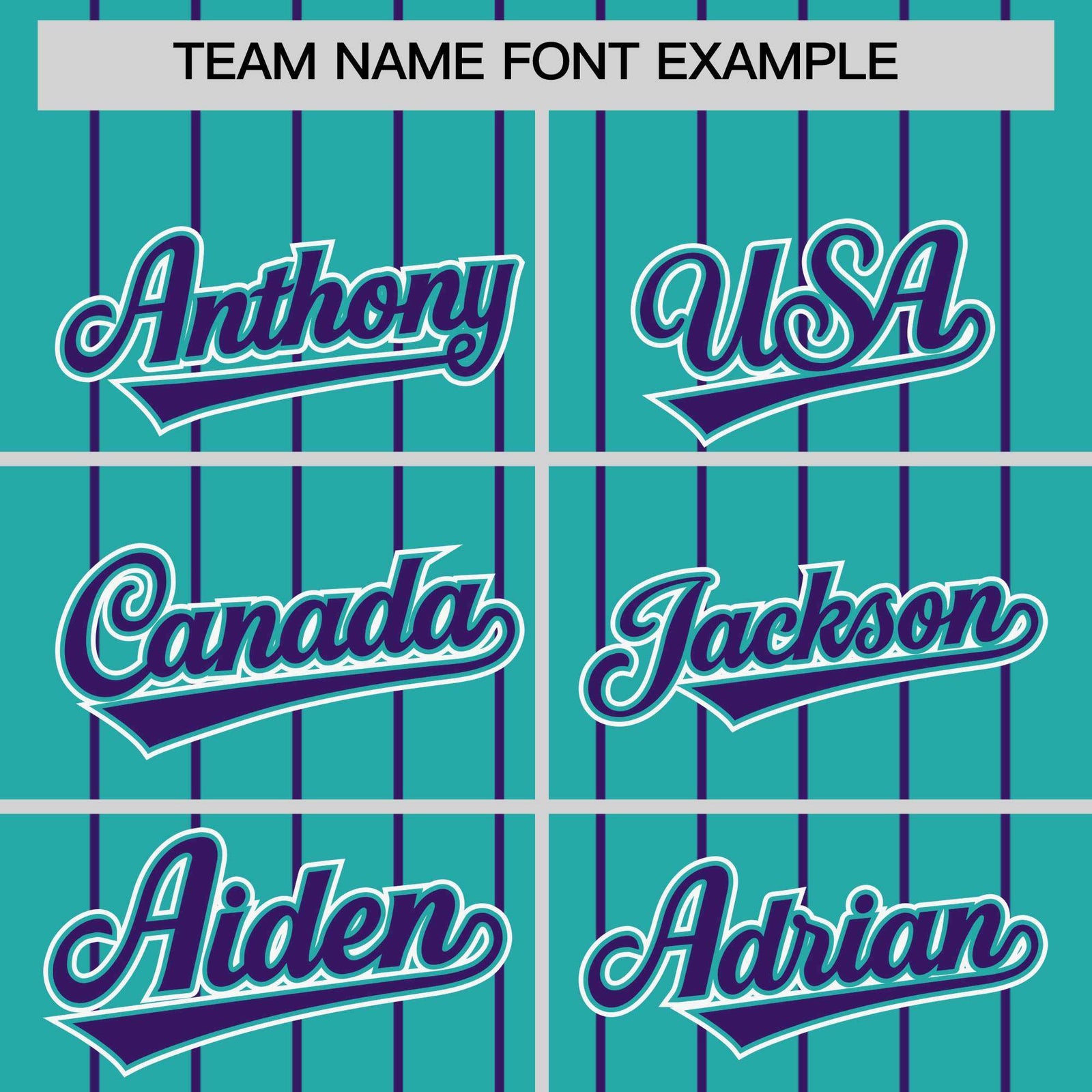 Custom Aqua Purple Stripe Fashion Sleeves Gradient Authentic Baseball Jersey