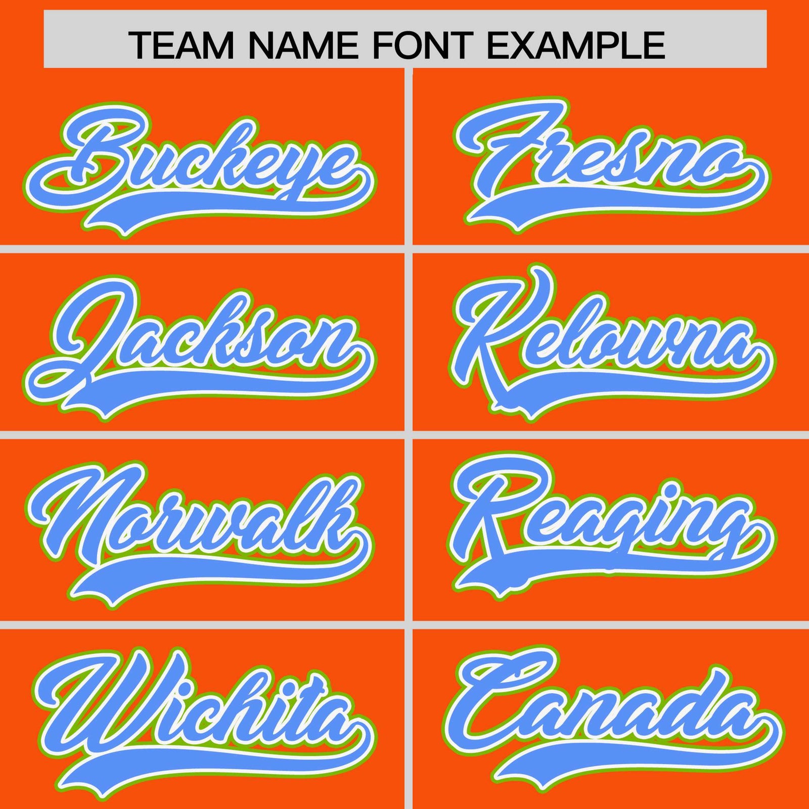 Custom Orange Powder Blue and Neon Green Raglan Sleeves Authentic Baseball Jersey
