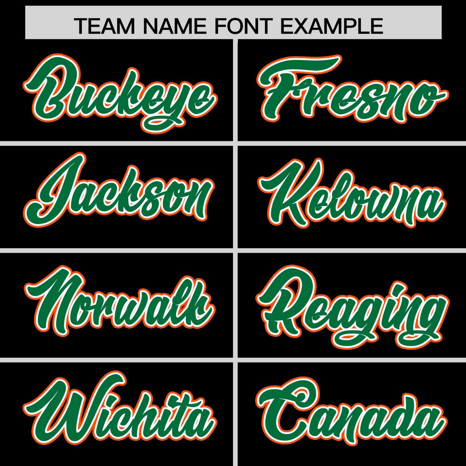 Custom Black Kelly Green and Orange Raglan Sleeves Authentic Baseball Jersey
