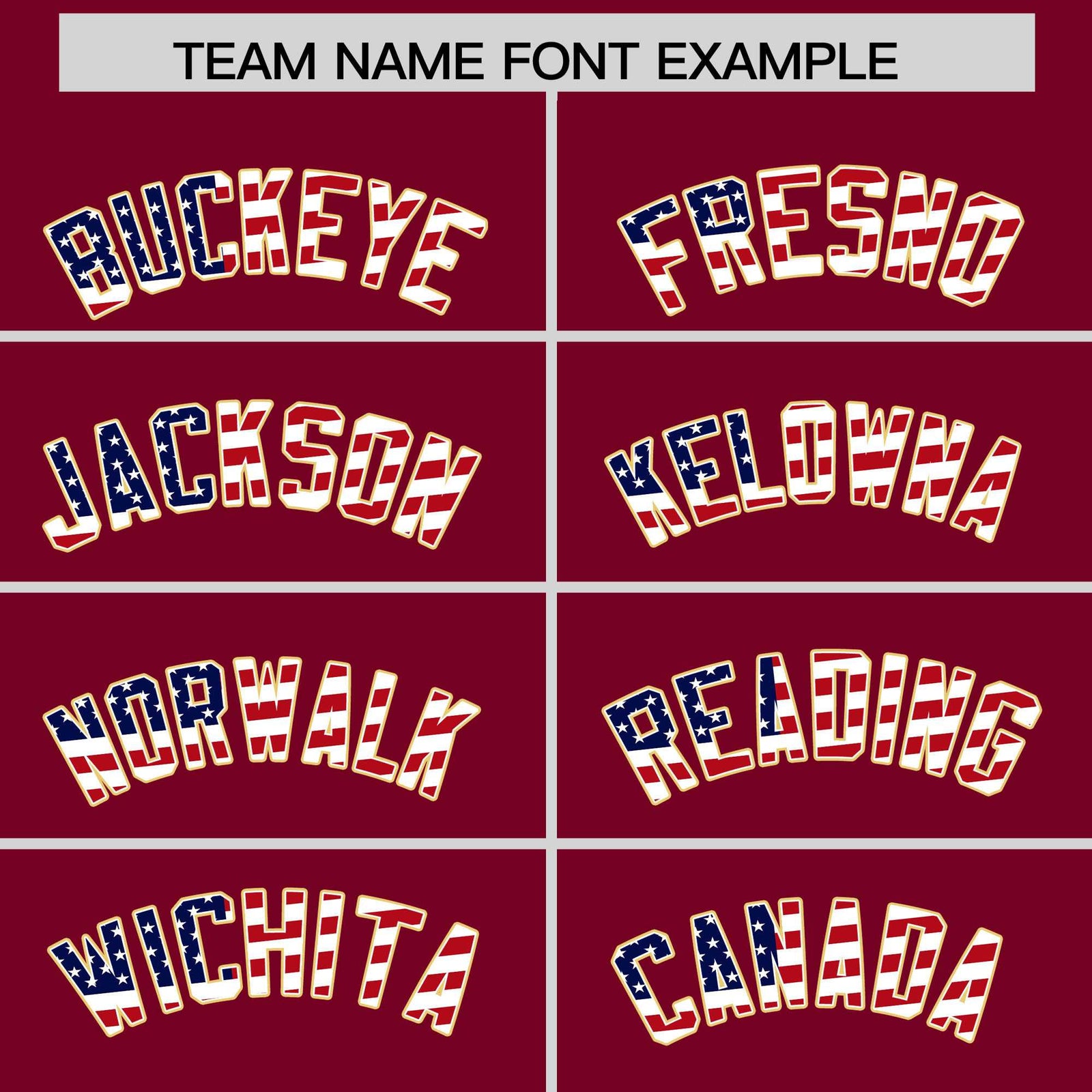 Custom Crimson American Flag Design Personalized Baseball Jersey