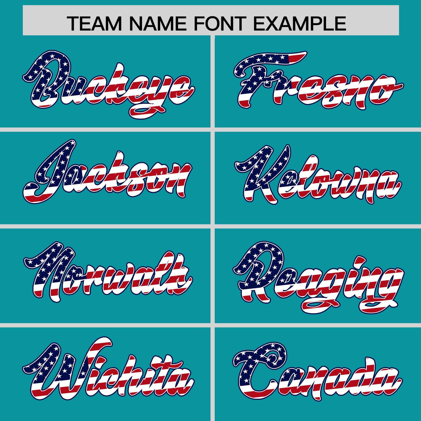 Custom Aqua American Flag Design Personalized Baseball Jersey