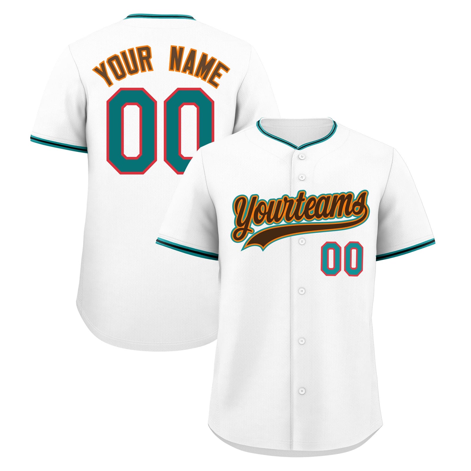 Custom White Black Teal Classic Style Stitched Sports Uniform For Men Women Youth Personalized Quick Dry Baseball Jersey| KXKSHOP