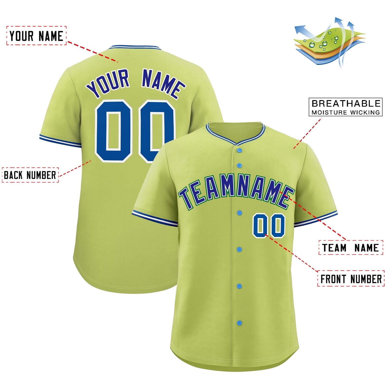Custom Champagne White Royal Classic Style Stitched Sports Uniform For Men Women Youth Personalized Lightweight Baseball Jersey| KXKSHOP