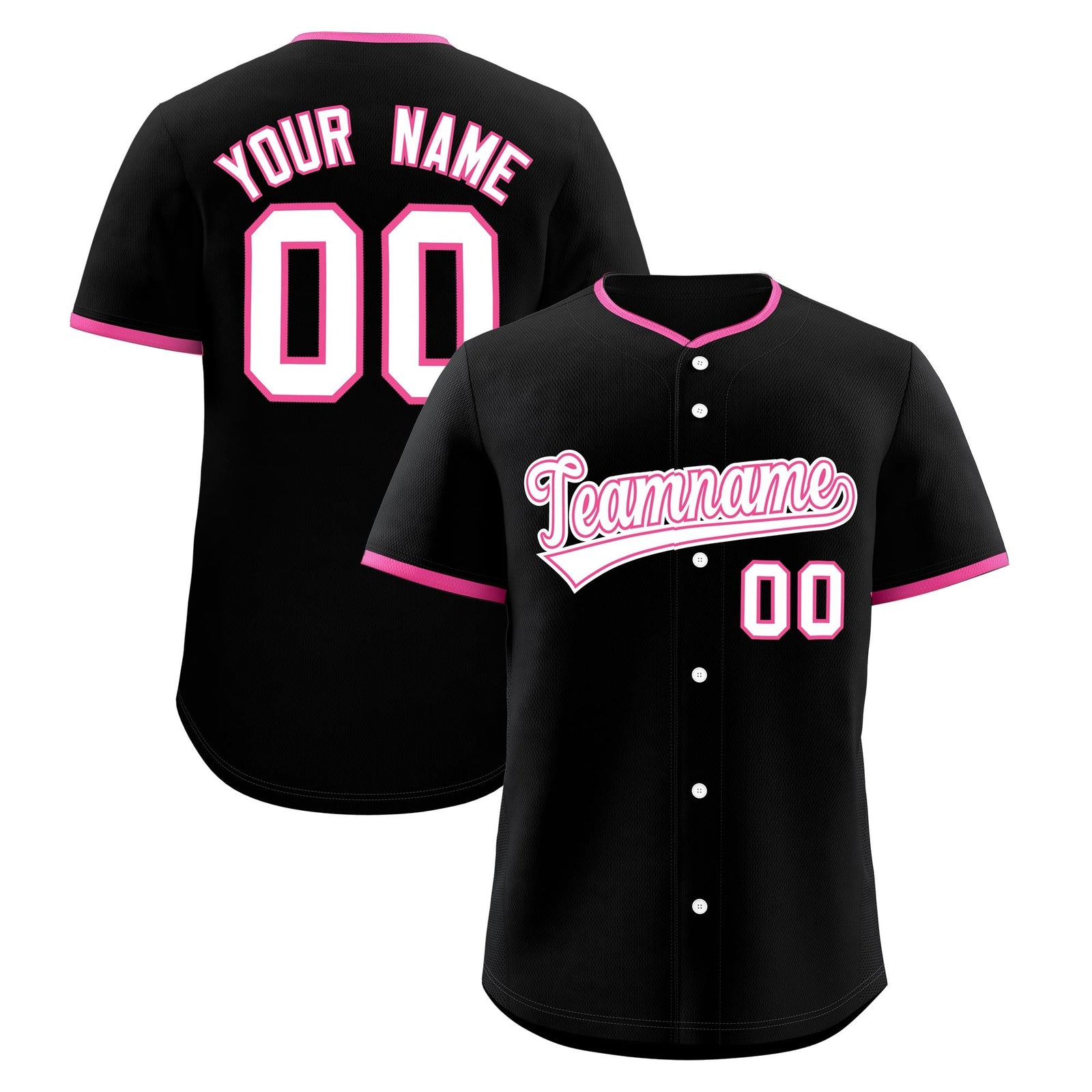 Custom Black Rose Red White Classic Style Stitched Sports Uniform For Men Women Youth Personalized Lightweight Baseball Jersey| KXKSHOP