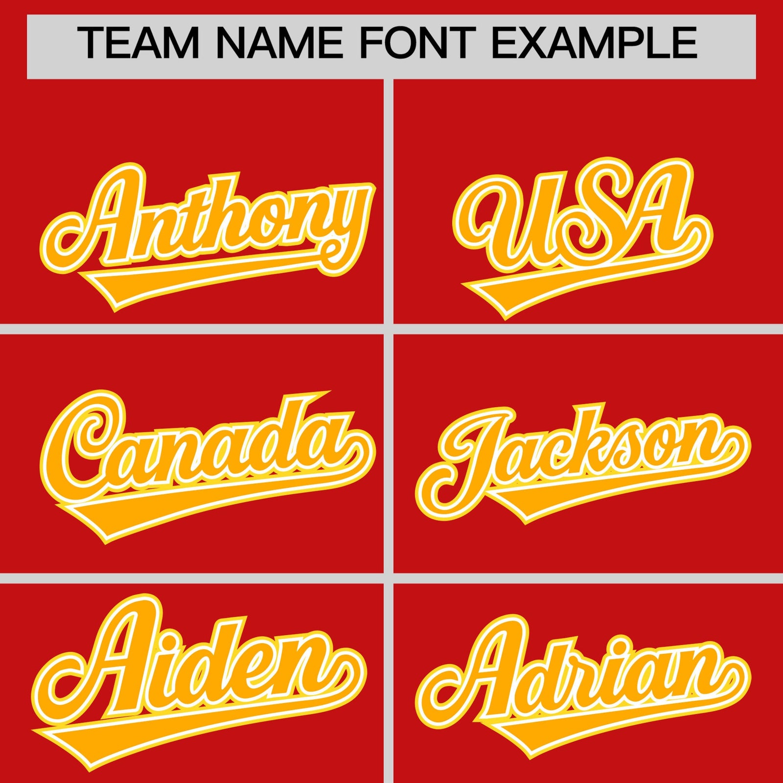 Custom Red Yellow White Classic Style Stitched Sports Uniform For Men Women Youth Personalized Quick Dry Baseball Jersey| KXKSHOP