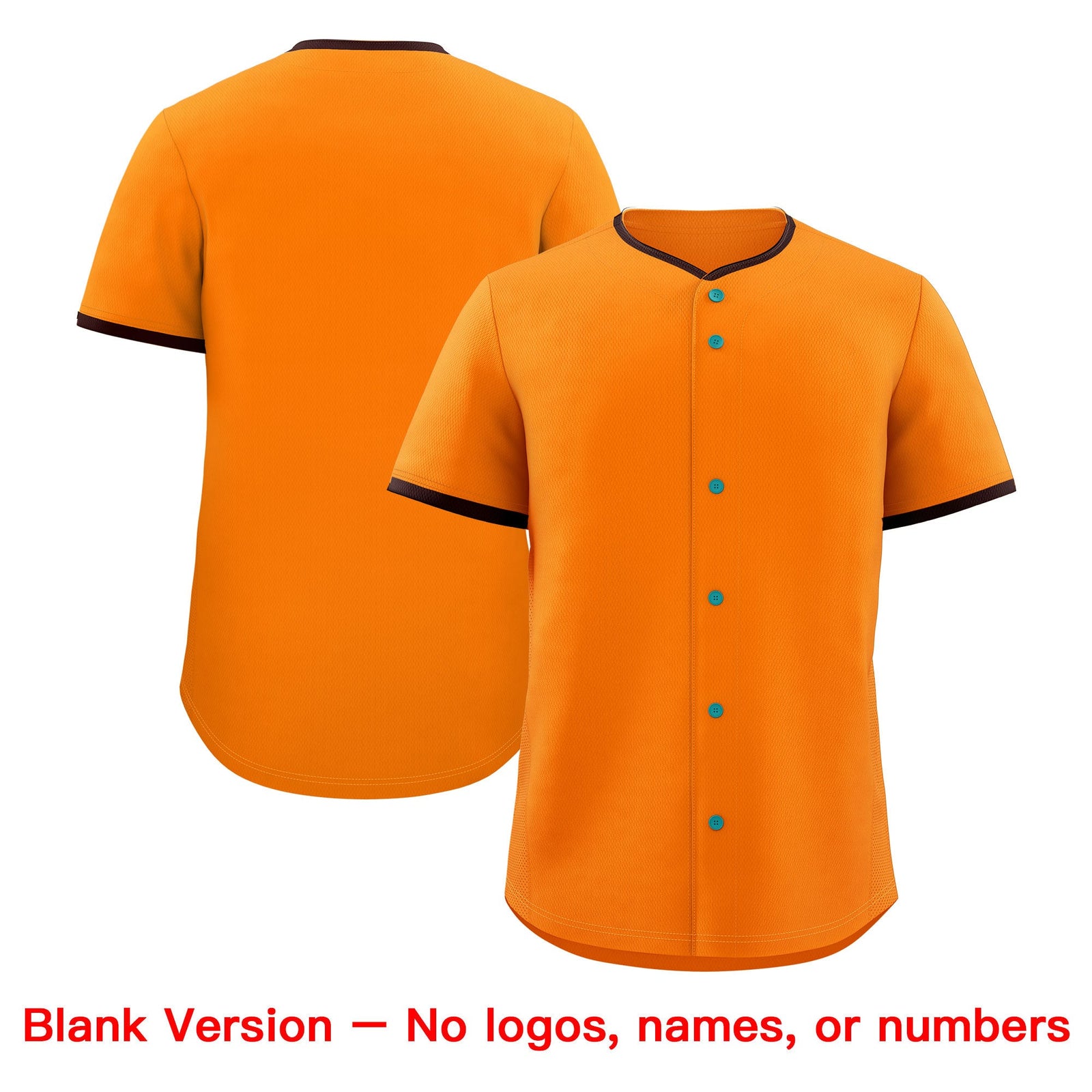 Custom Orange Brown White Classic Style Stitched Sports Uniform For Men Women Youth Personalized Quick Dry Baseball Jersey| KXKSHOP