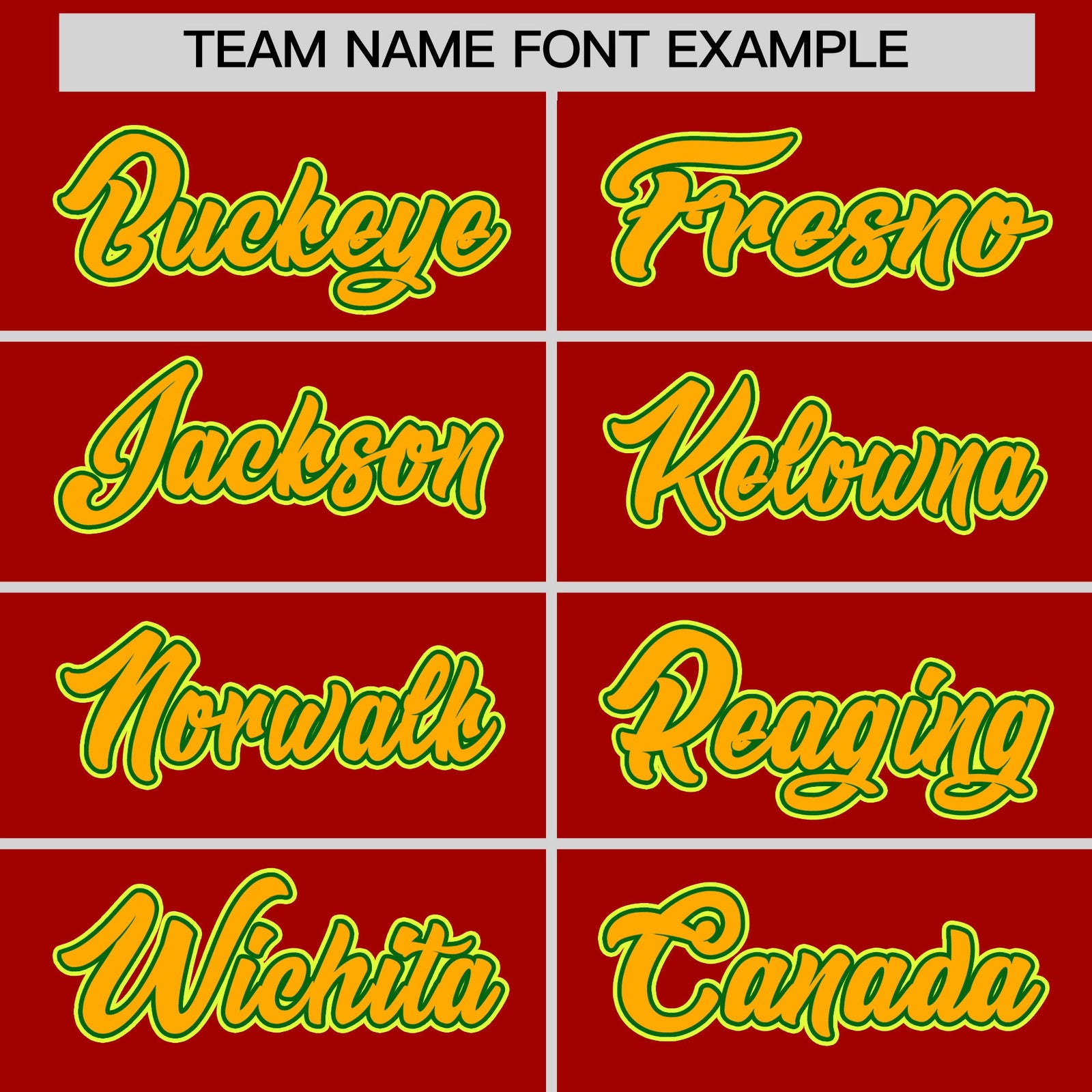 Custom Red Light Green Gold Classic Style Stitched Sports Uniform For Men Women Youth Personalized Quick Dry Baseball Jersey| KXKSHOP