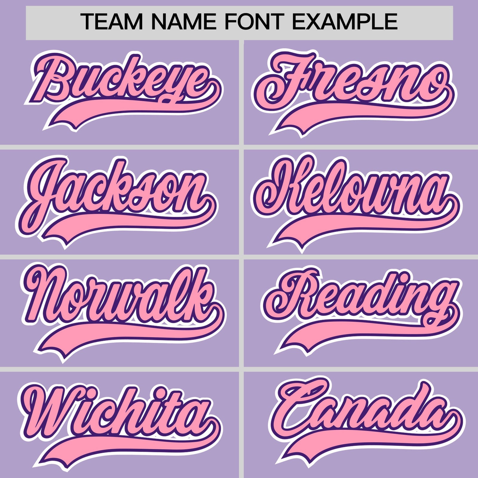 Custom Light Purple Classic Style Stitched Sports Uniform Personalized For Teams Lightweight Baseball Jersey| KXKSHOP