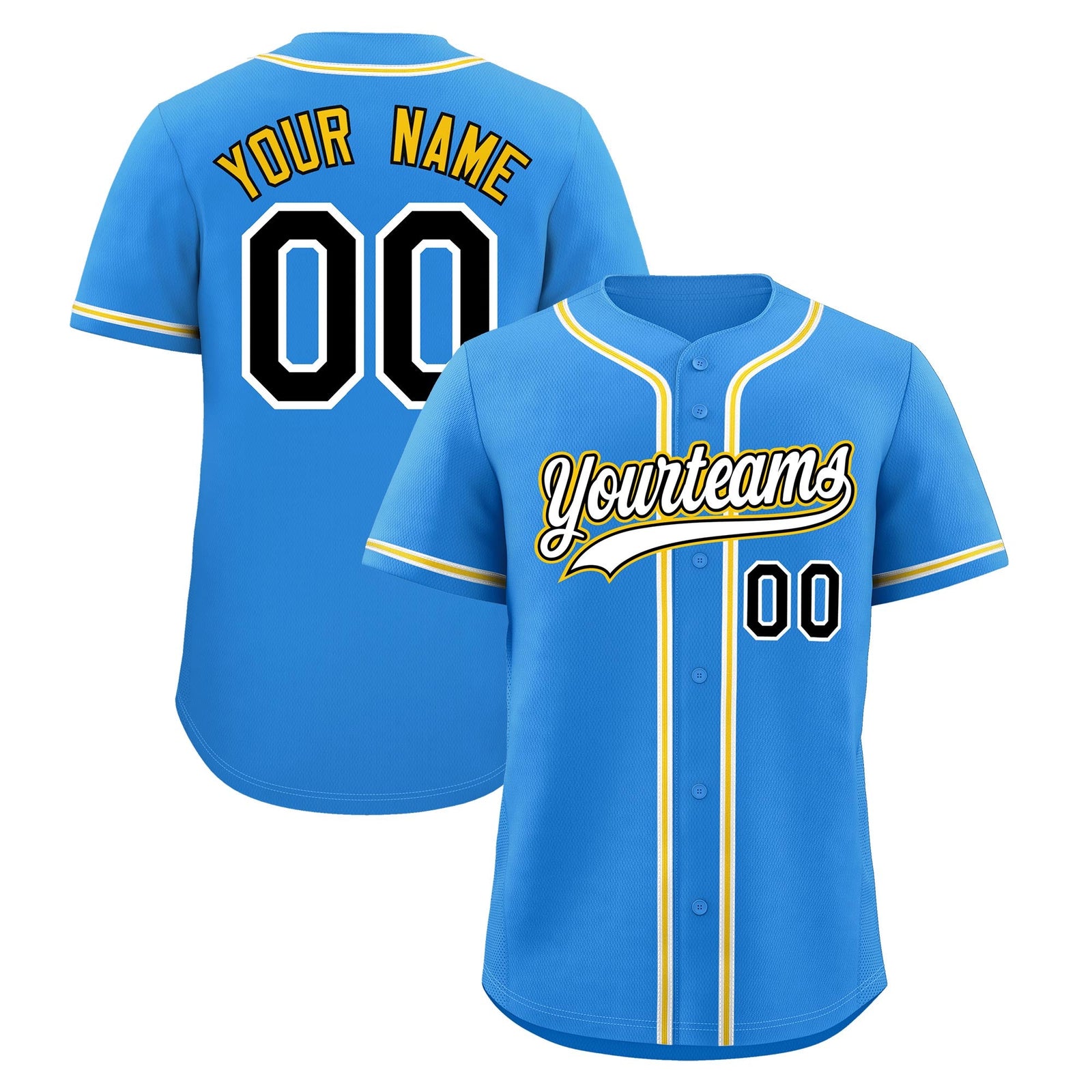 Custom Light Blue Classic Style Stitched Sports Uniform Personalized For Teams Lightweight Baseball Jersey| KXKSHOP