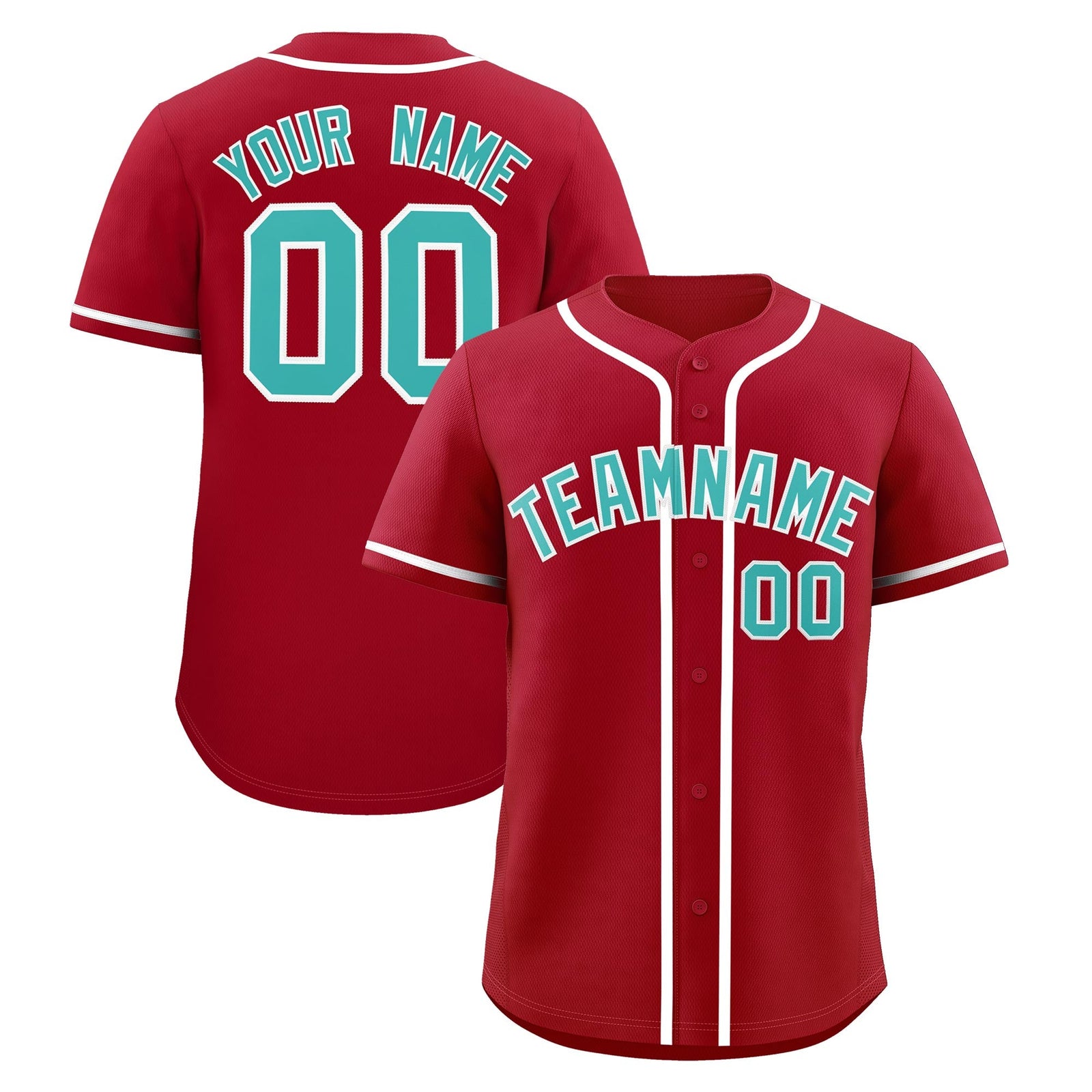 Custom Red Classic Style Stitched Sports Uniform Personalized For Teams Quick Dry Baseball Jersey| KXKSHOP
