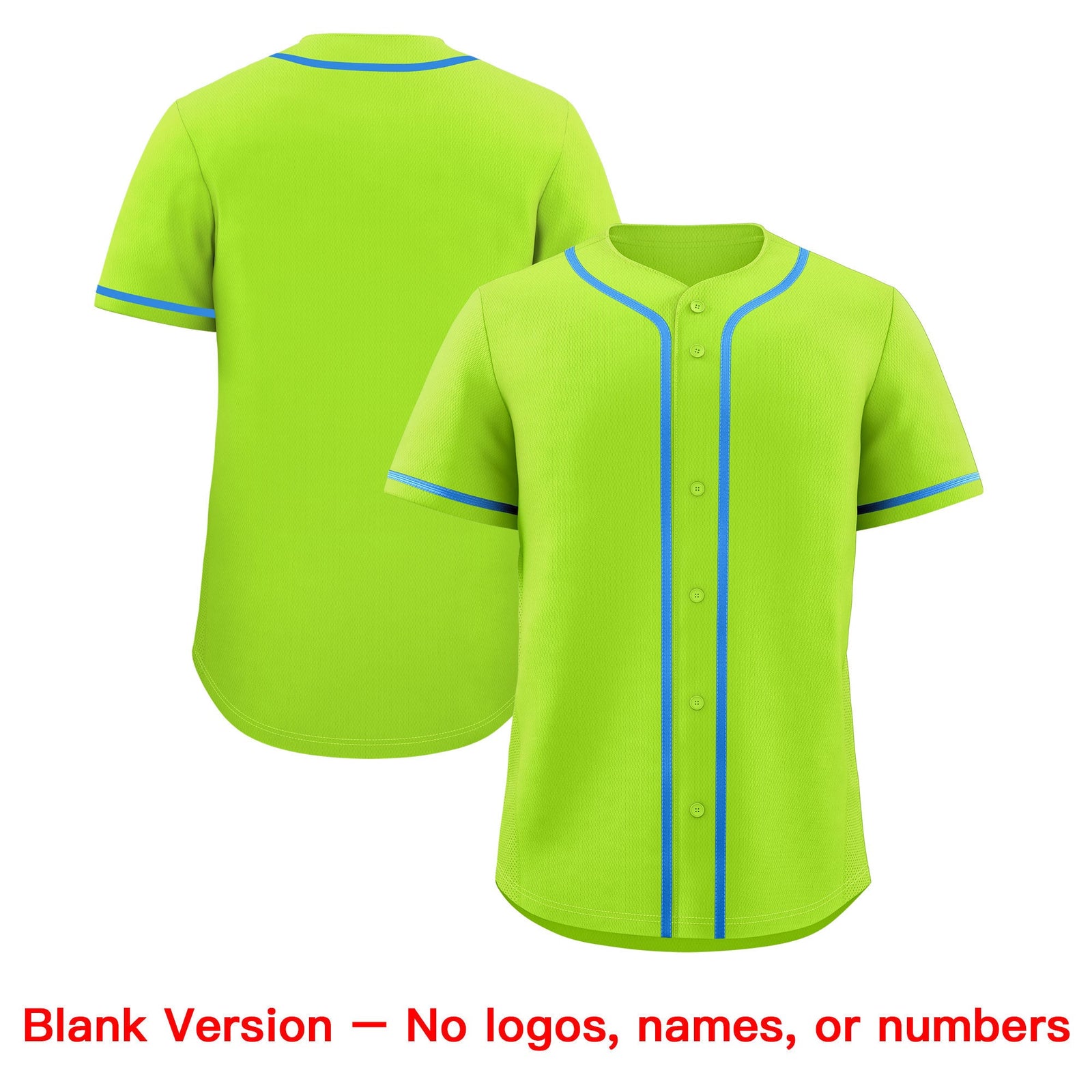 Custom Neon Creen Classic Style Stitched Sports Uniform Personalized For Teams Lightweight Baseball Jersey| KXKSHOP