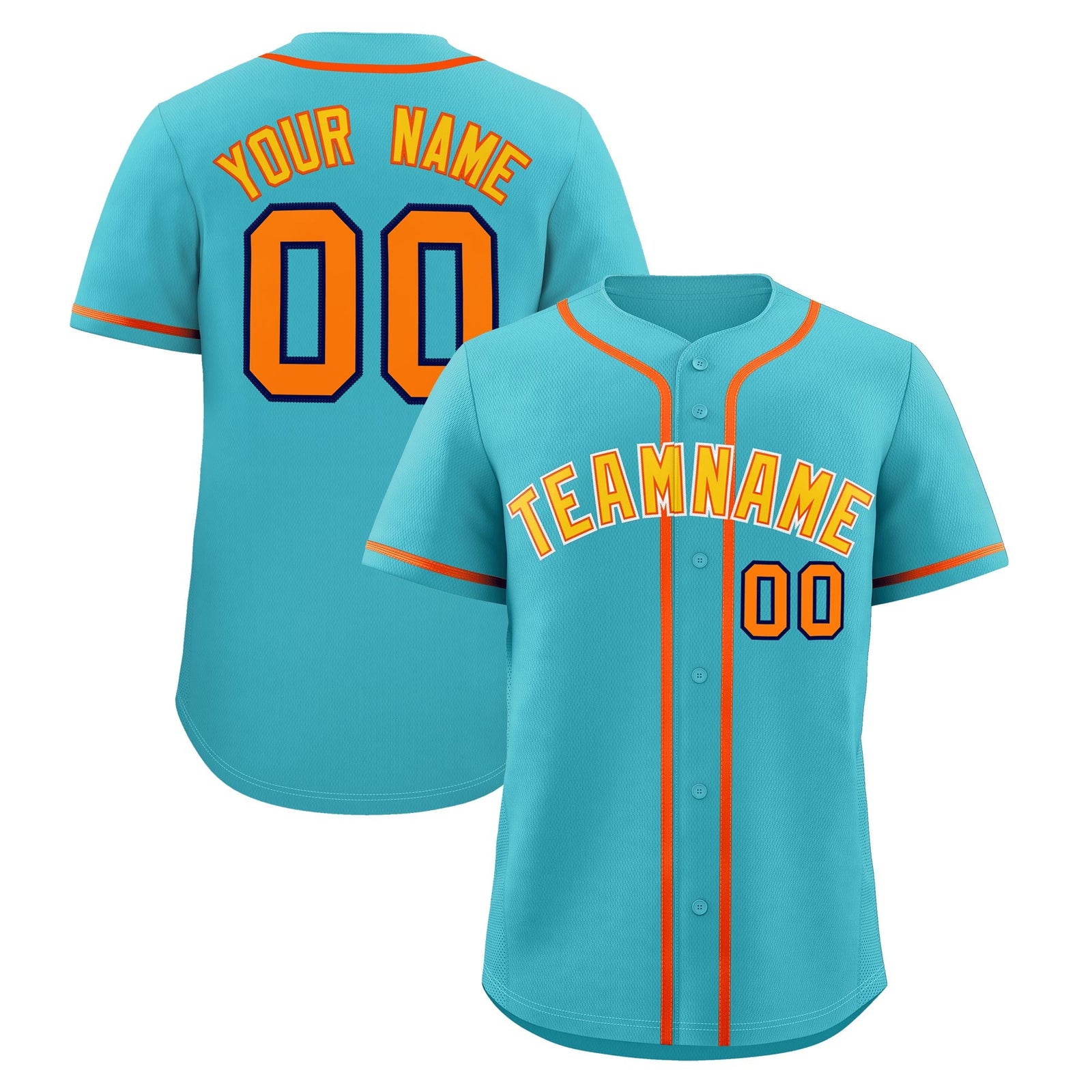Custom Sky Blue Classic Style Stitched Sports Uniform Personalized For Teams Quick Dry Baseball Jersey| KXKSHOP