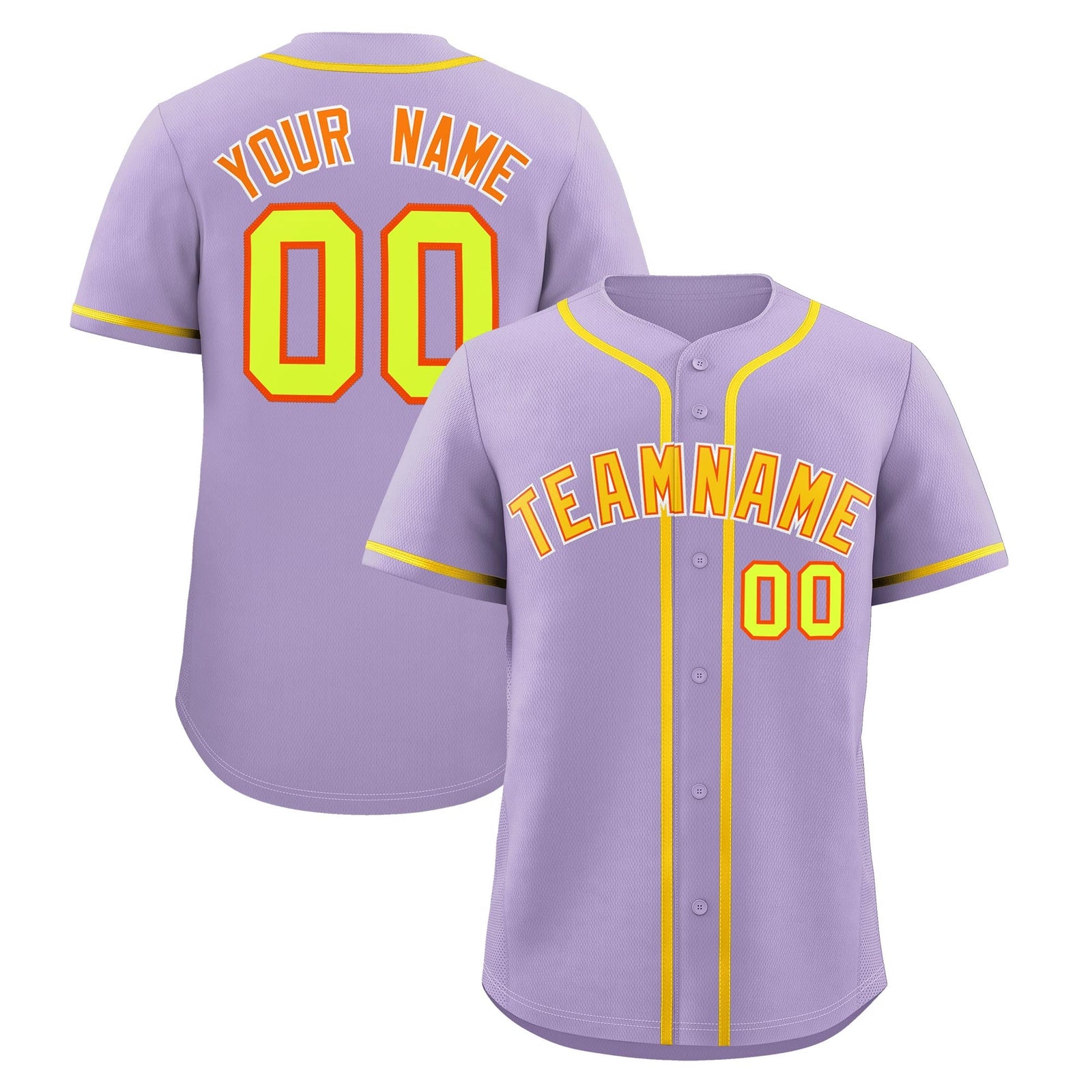 Custom Light Purple Classic Style Stitched Sports Uniform Personalized For Teams Lightweight Baseball Jersey| KXKSHOP