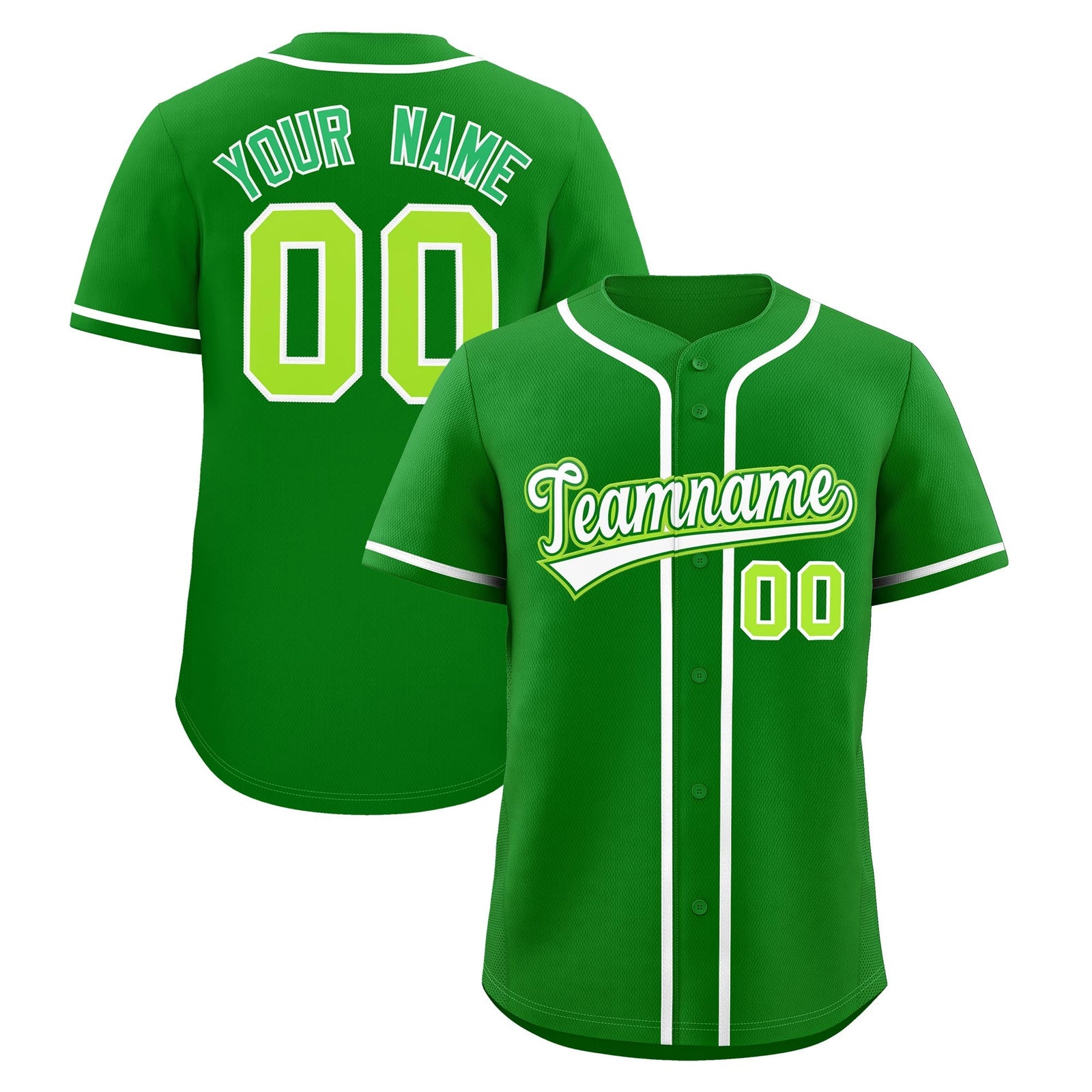 Custom Kelly Green Classic Style Stitched Sports Uniform Personalized For Teams Lightweight Baseball Jersey| KXKSHOP