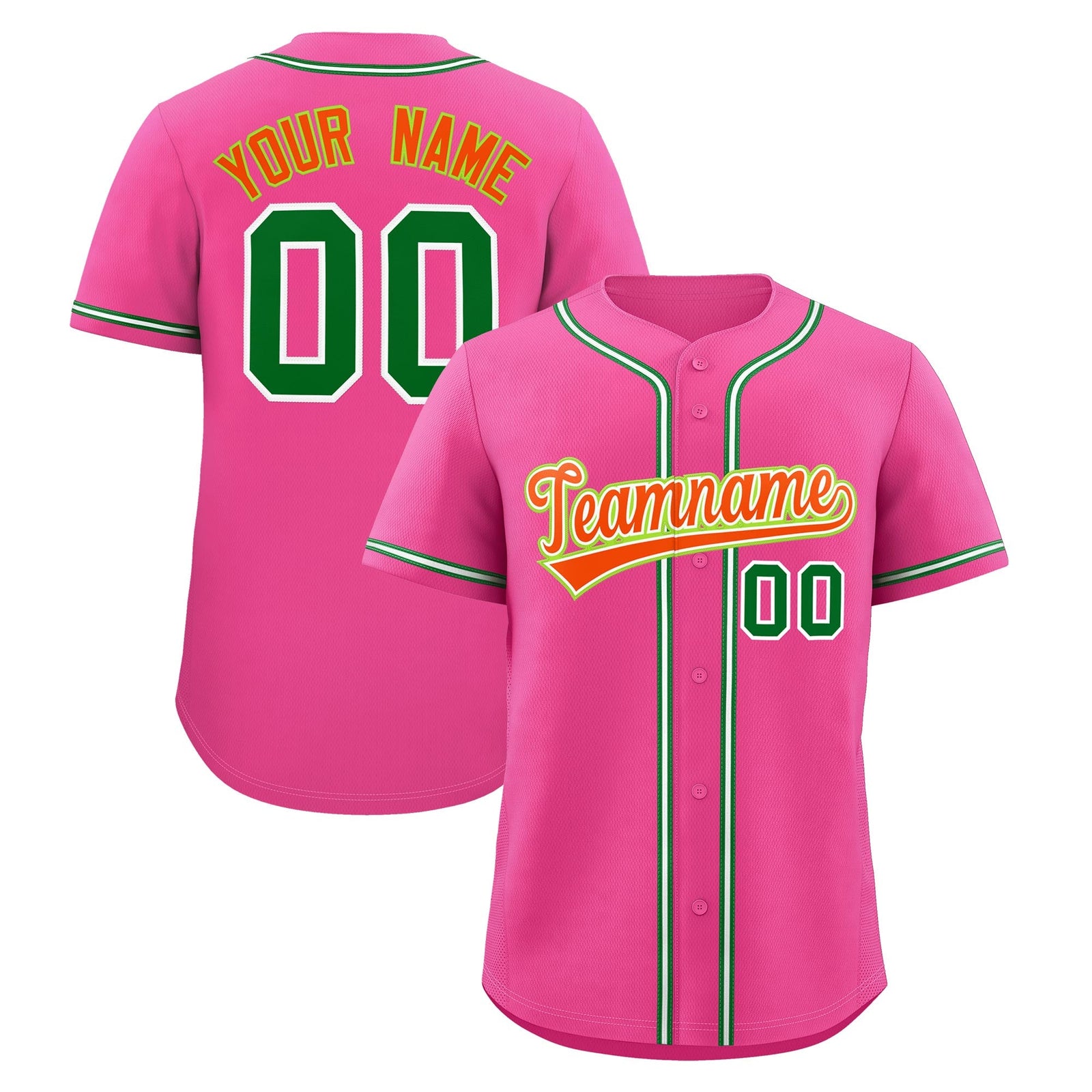 Custom Pink Classic Style Stitched Sports Uniform Personalized For Teams Lightweight Baseball Jersey| KXKSHOP