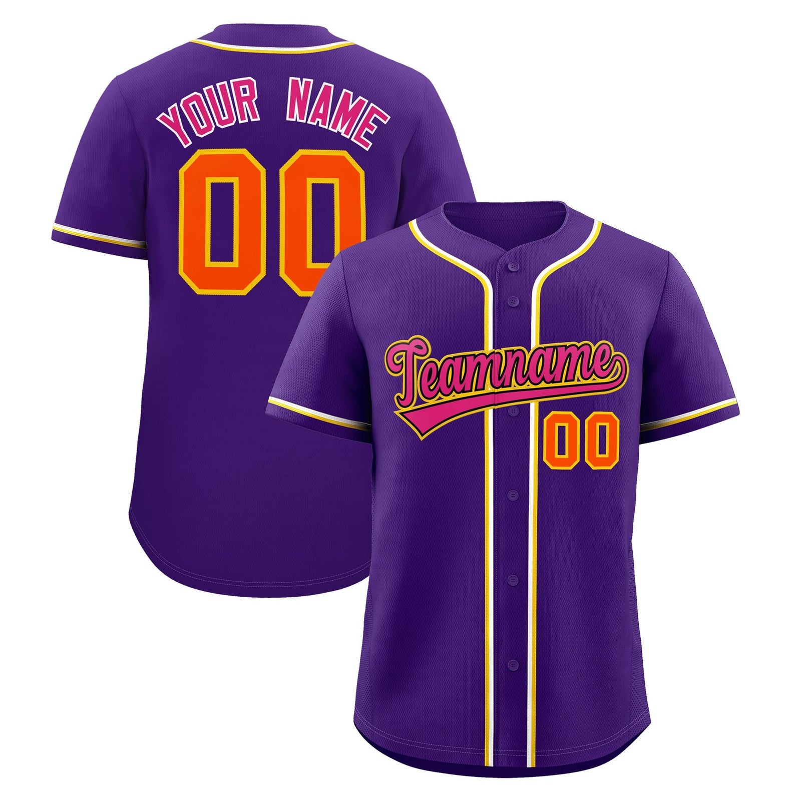 Custom Purple Classic Style Stitched Sports Uniform Personalized For Teams Quick Dry Baseball Jersey| KXKSHOP