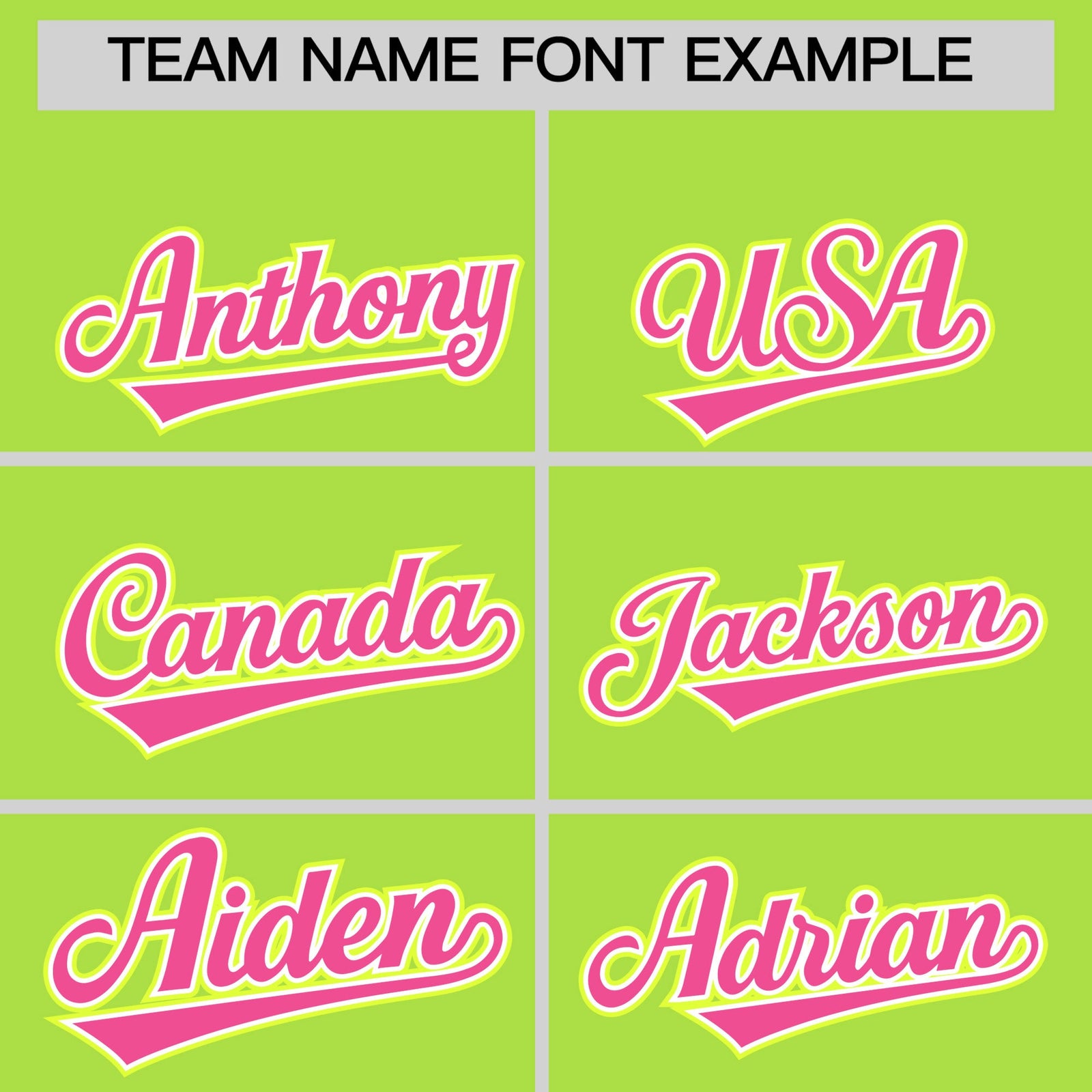 Custom Neon Green Classic Style Stitched Sports Uniform Personalized For Teams Quick Dry Baseball Jersey| KXKSHOP