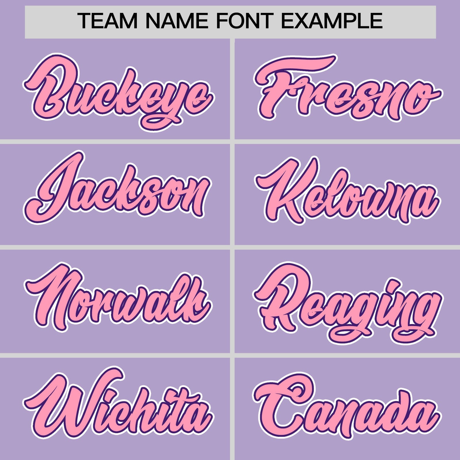 Custom Light Purple Classic Style Stitched Sports Uniform Personalized For Teams Lightweight Baseball Jersey| KXKSHOP