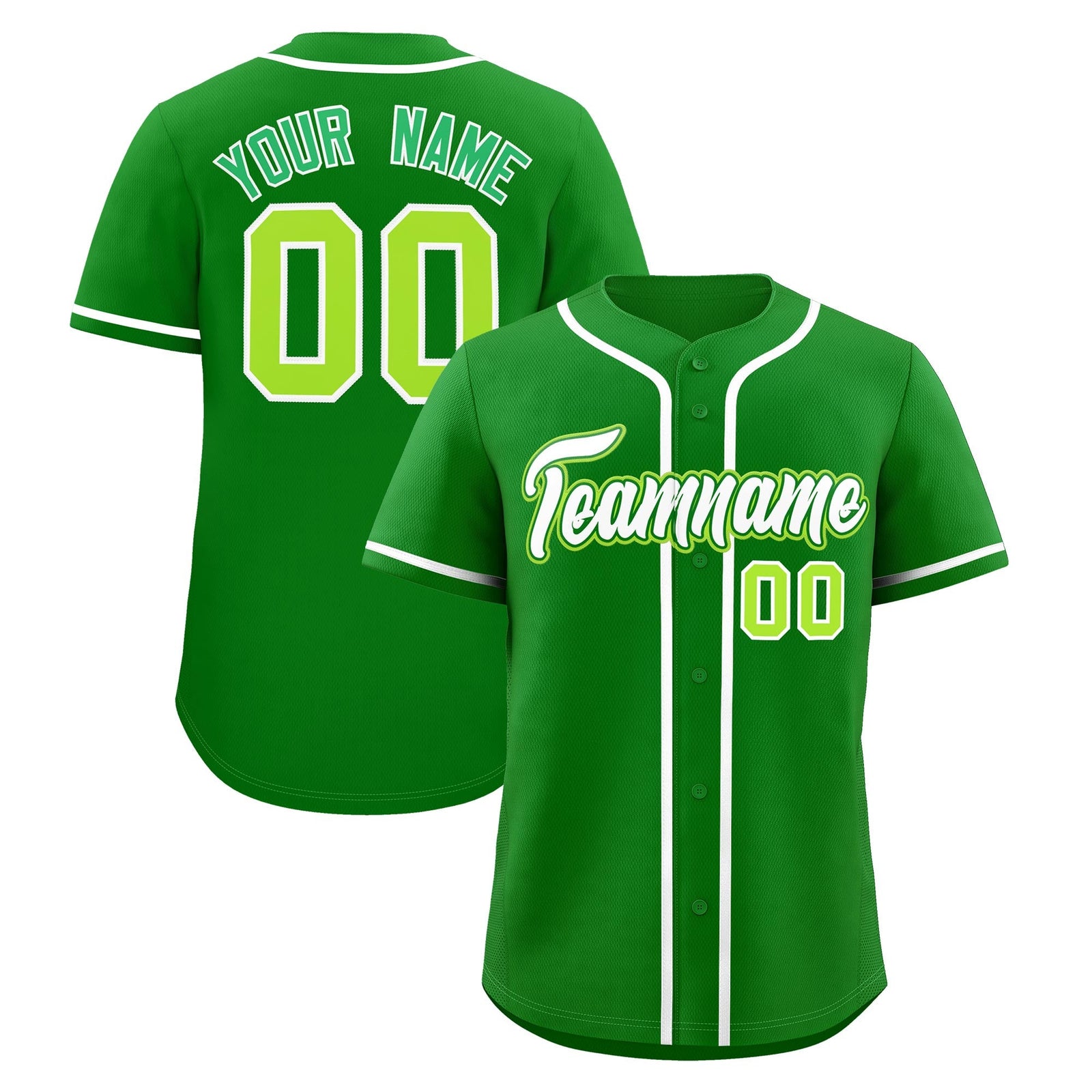 Custom Kelly Green Classic Style Stitched Sports Uniform Personalized For Teams Lightweight Baseball Jersey| KXKSHOP