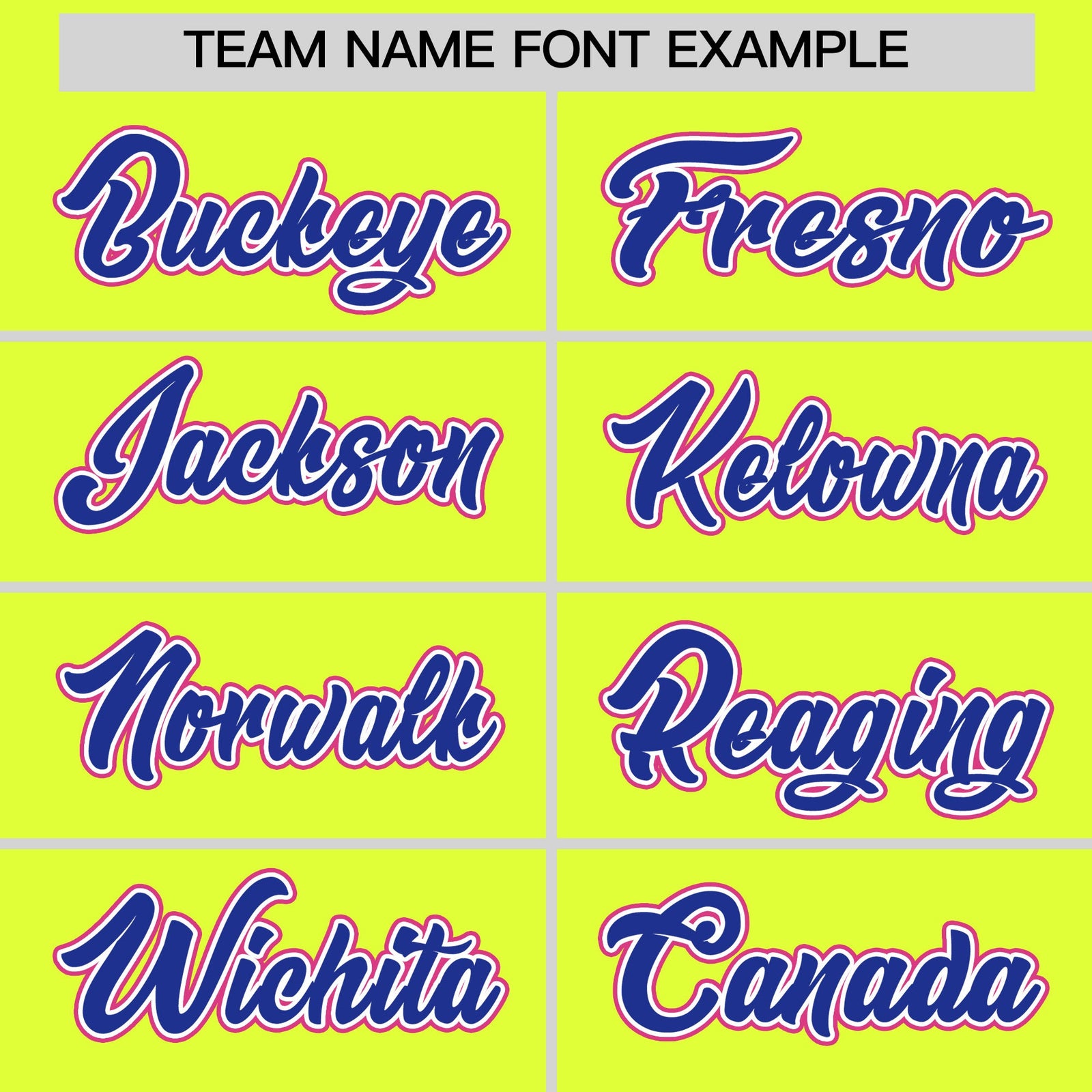 Custom Fluorescent Green Classic Style Stitched Sports Uniform Personalized For Teams Quick Dry Baseball Jersey| KXKSHOP