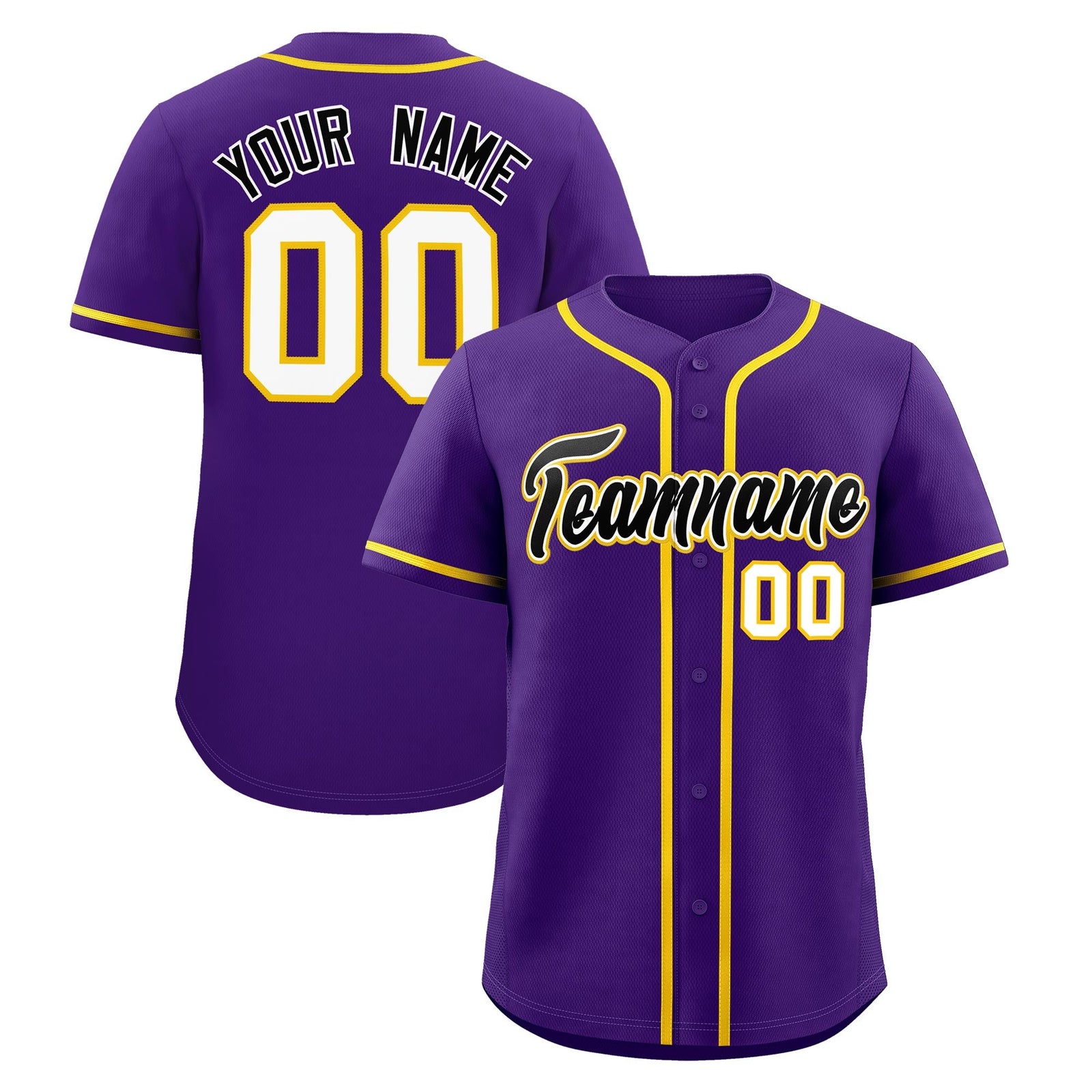 Custom Purple Classic Style Stitched Sports Uniform Personalized For Teams Lightweight Baseball Jersey| KXKSHOP