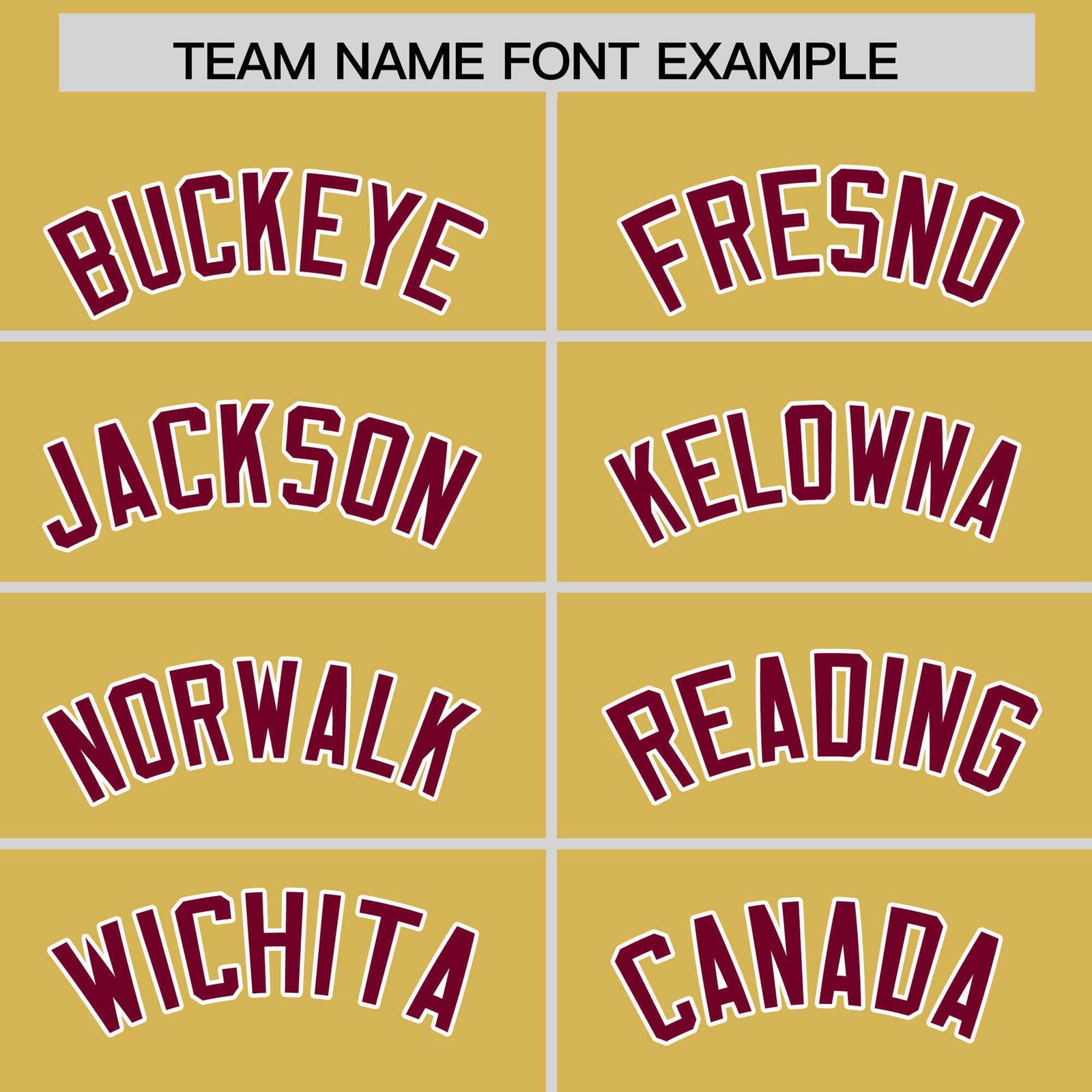 Custom Old Gold Crimson Baroque Style Personalized Baseball Jersey