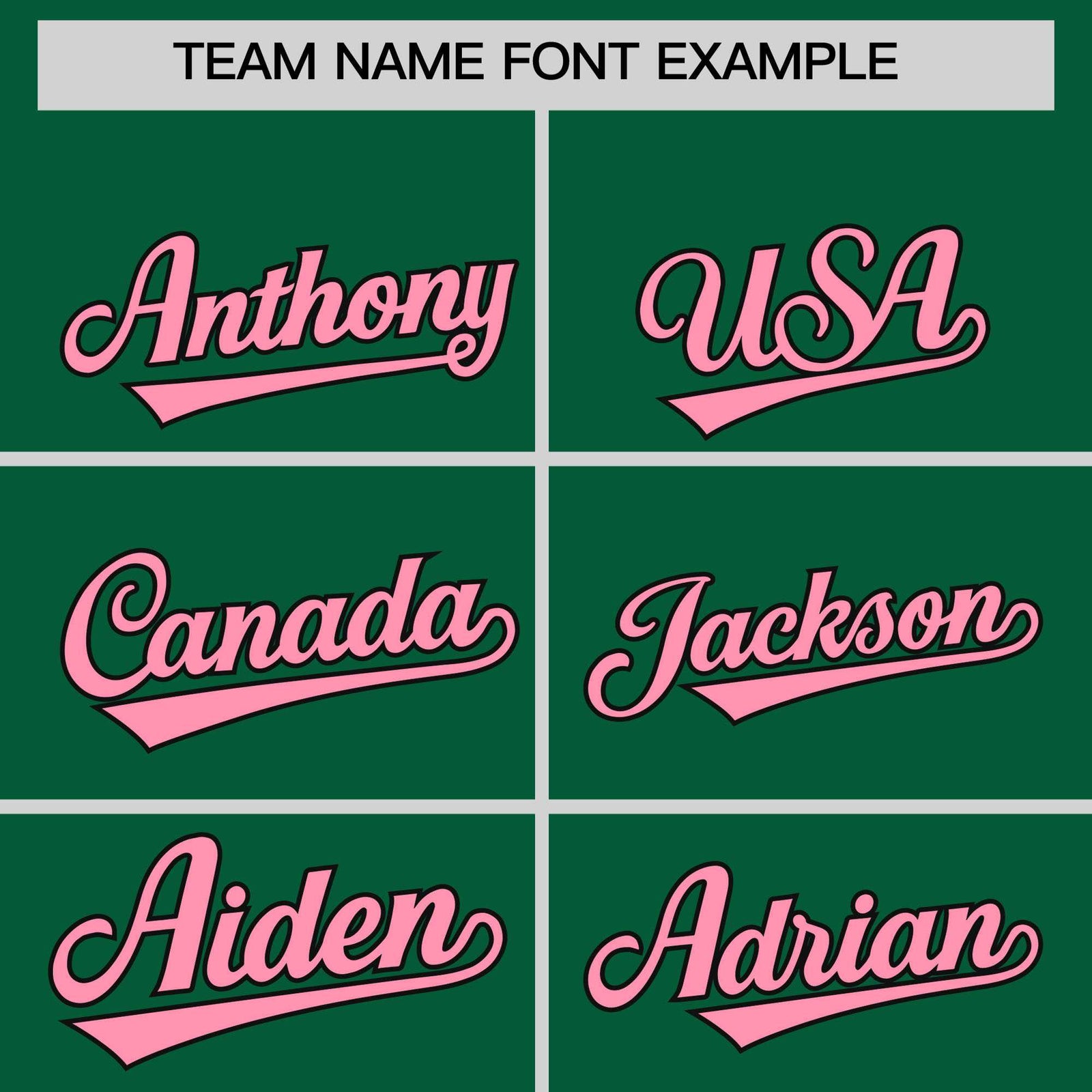 Custom Kelly Green Light Pink Baroque Style Personalized Baseball Jersey