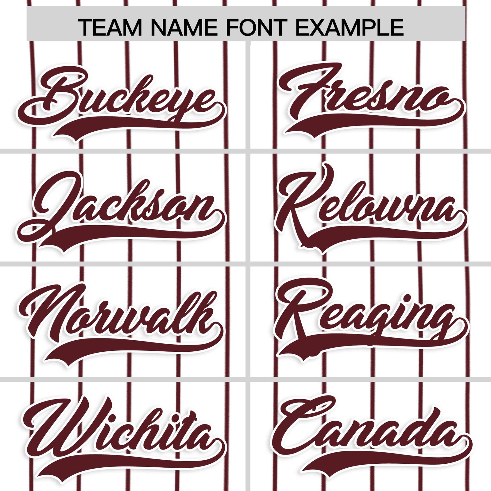 Custom White Burgundy Stripe Fashion Authentic Baseball Jersey