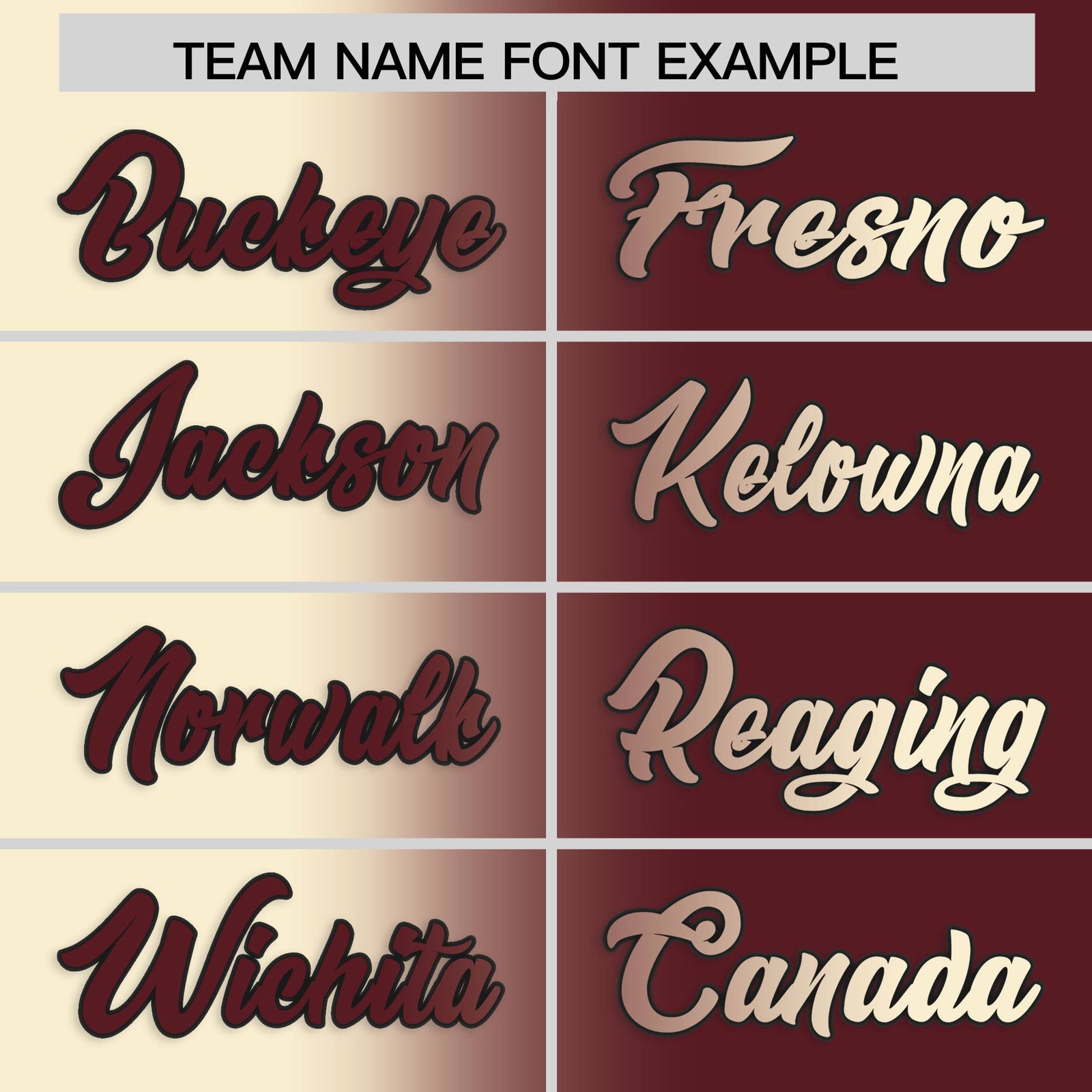 Custom Cream Burgundy Two Tone Gradient Fashion Authentic Baseball Jersey