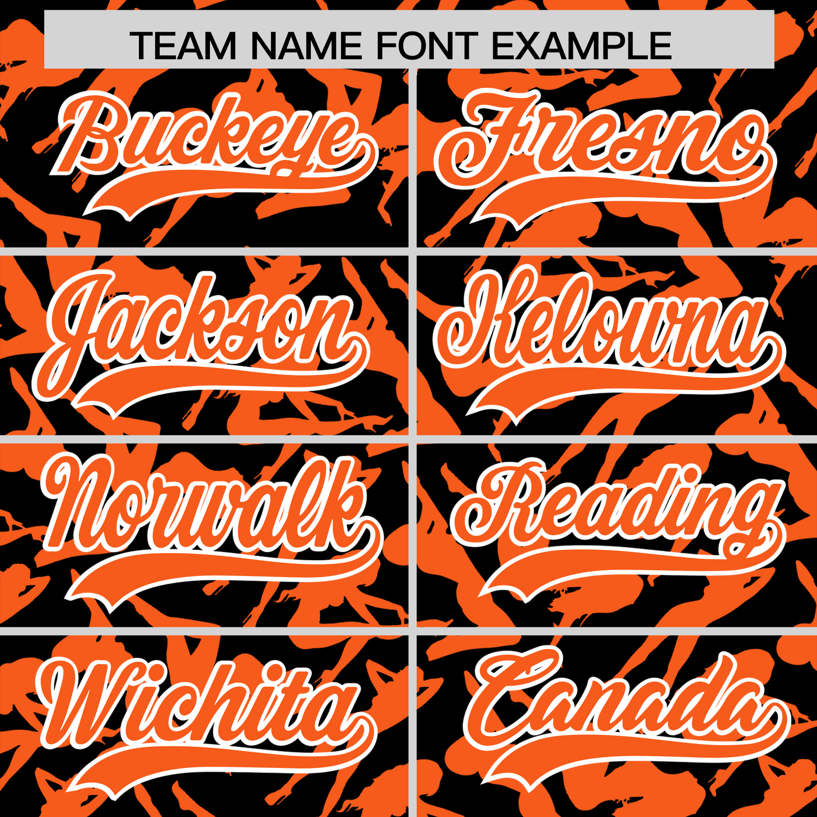 Custom Black Orange Playboy Graffiti Pattern Authentic Baseball Jersey