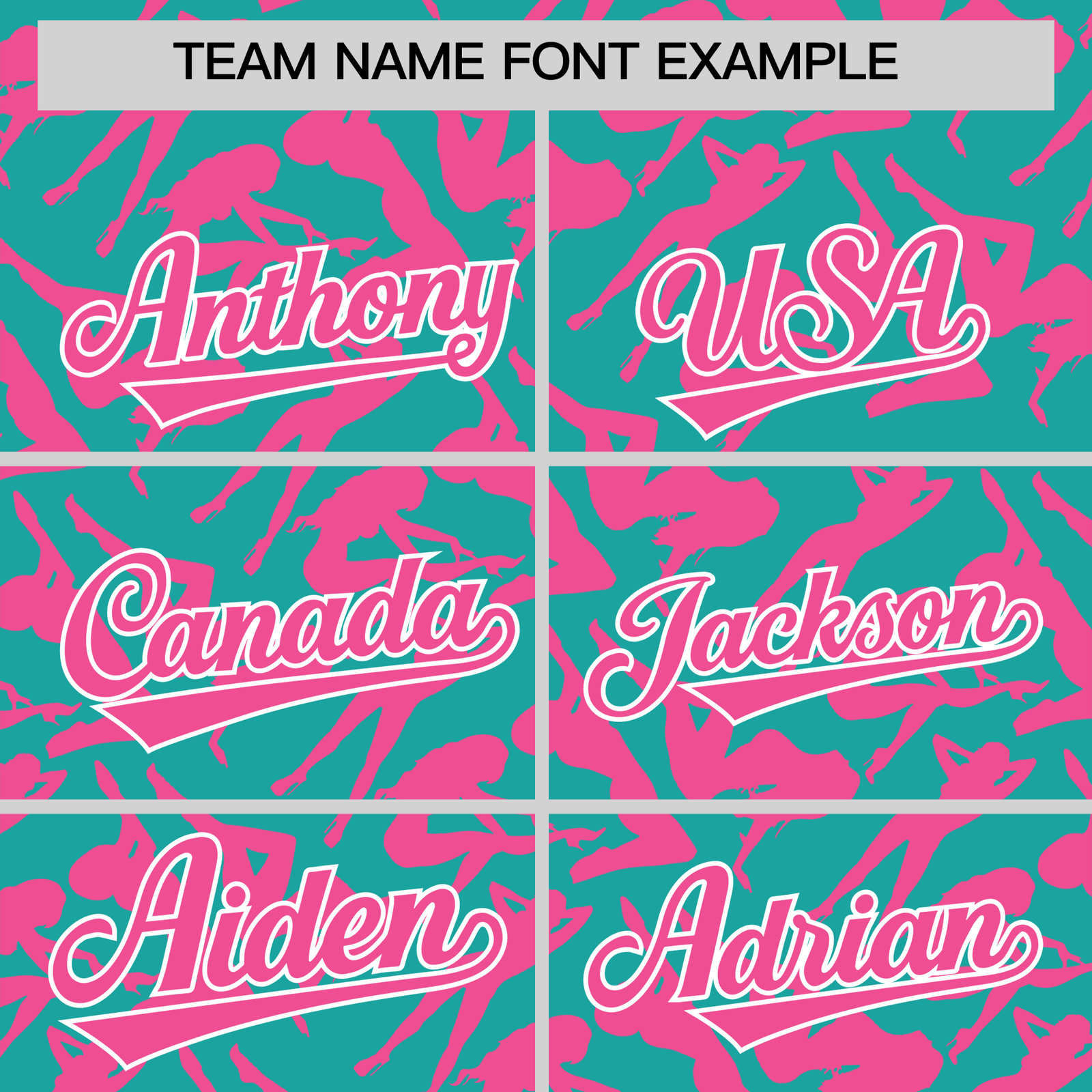 Custom Aqua Pink Playboy Graffiti Pattern Authentic Baseball Jersey