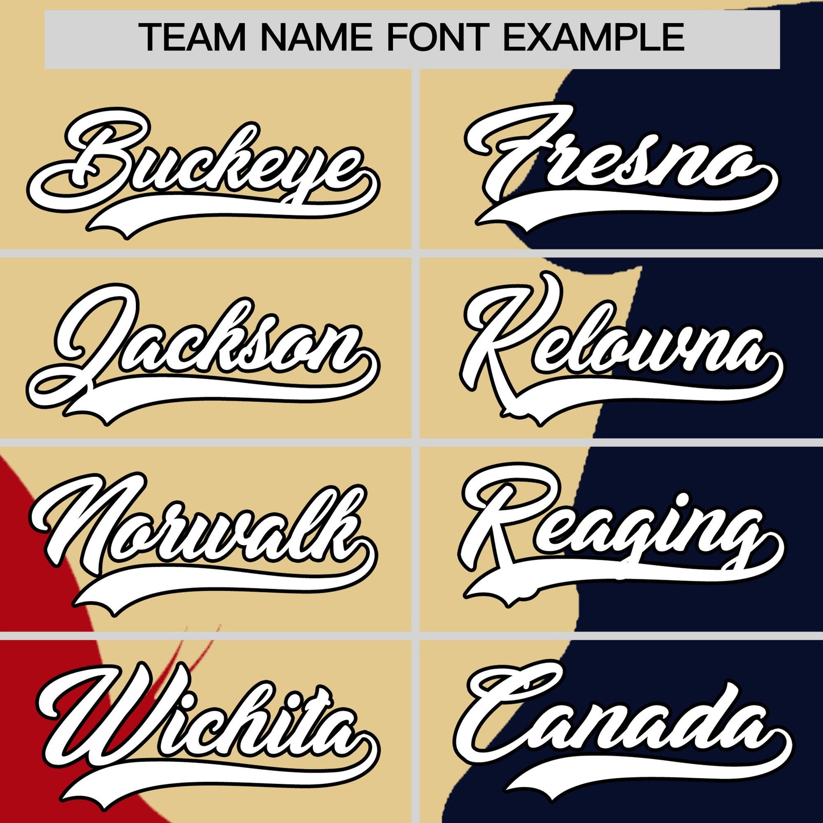 Custom Khaki Red Navy Silhouettes of Loving Couple Valentine's Day Baseball Jersey| KXKSHOP