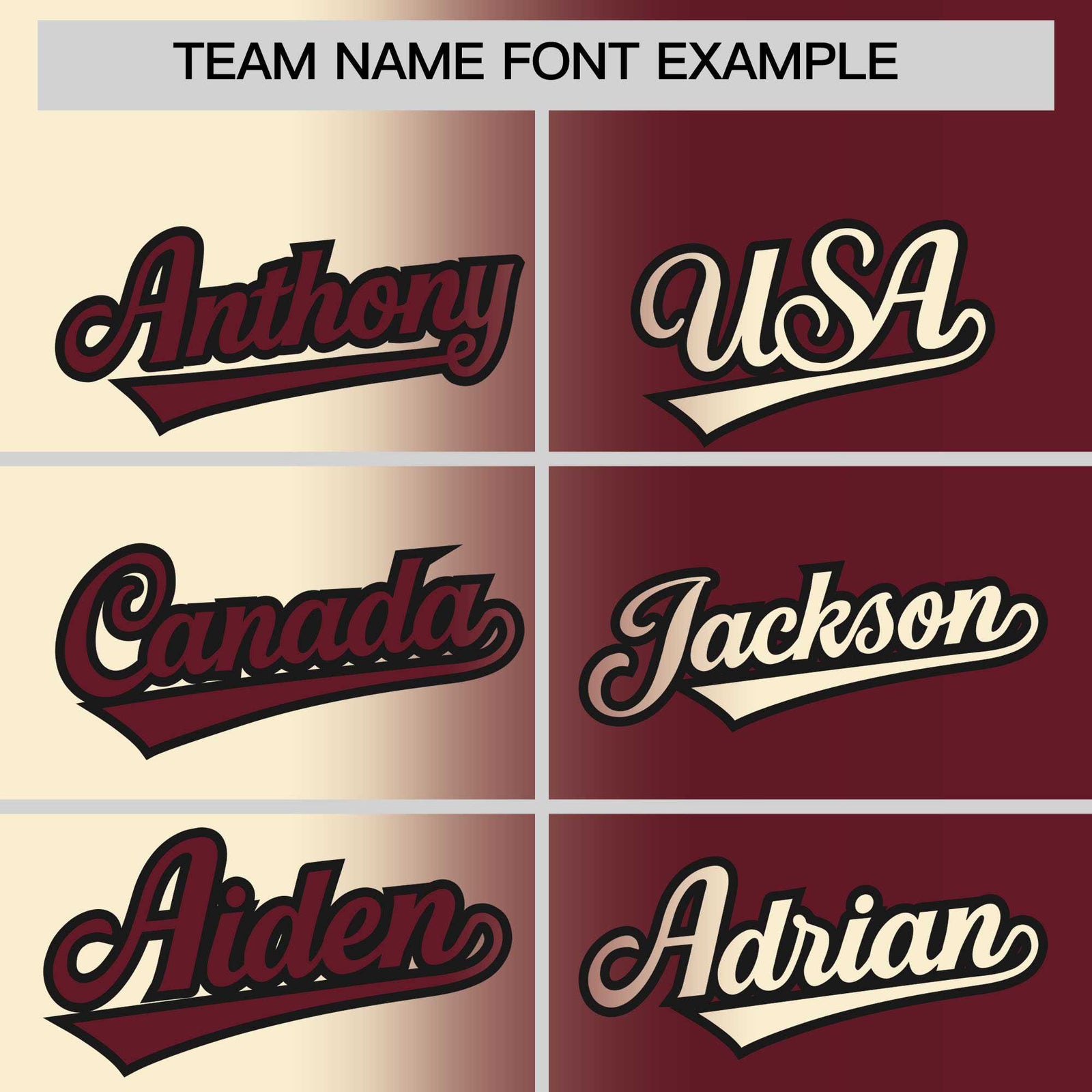 Custom Cream Maroon Two Tone Gradient Fashion Authentic Baseball Jersey