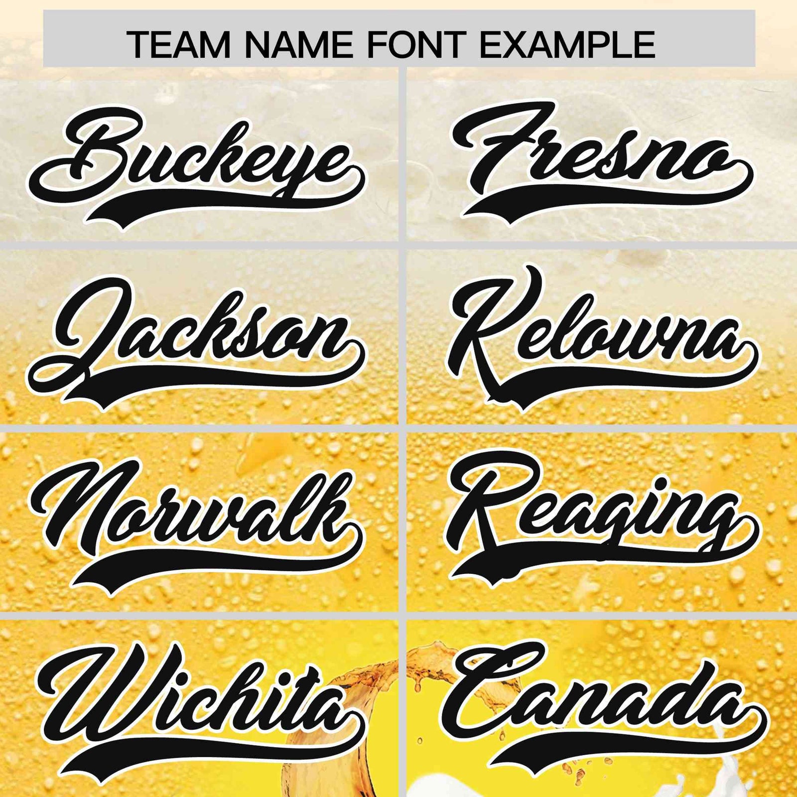 Custom Gold Black National Beer Day Personalized Beer Pattern Baseball Jersey | Suitable For Groups Or Parties | KXKSHOP