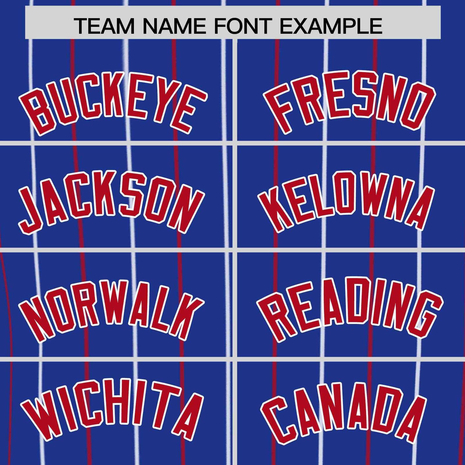 Custom Royal Red and White Bi-Color Stripes Fashion Authentic Baseball Jersey