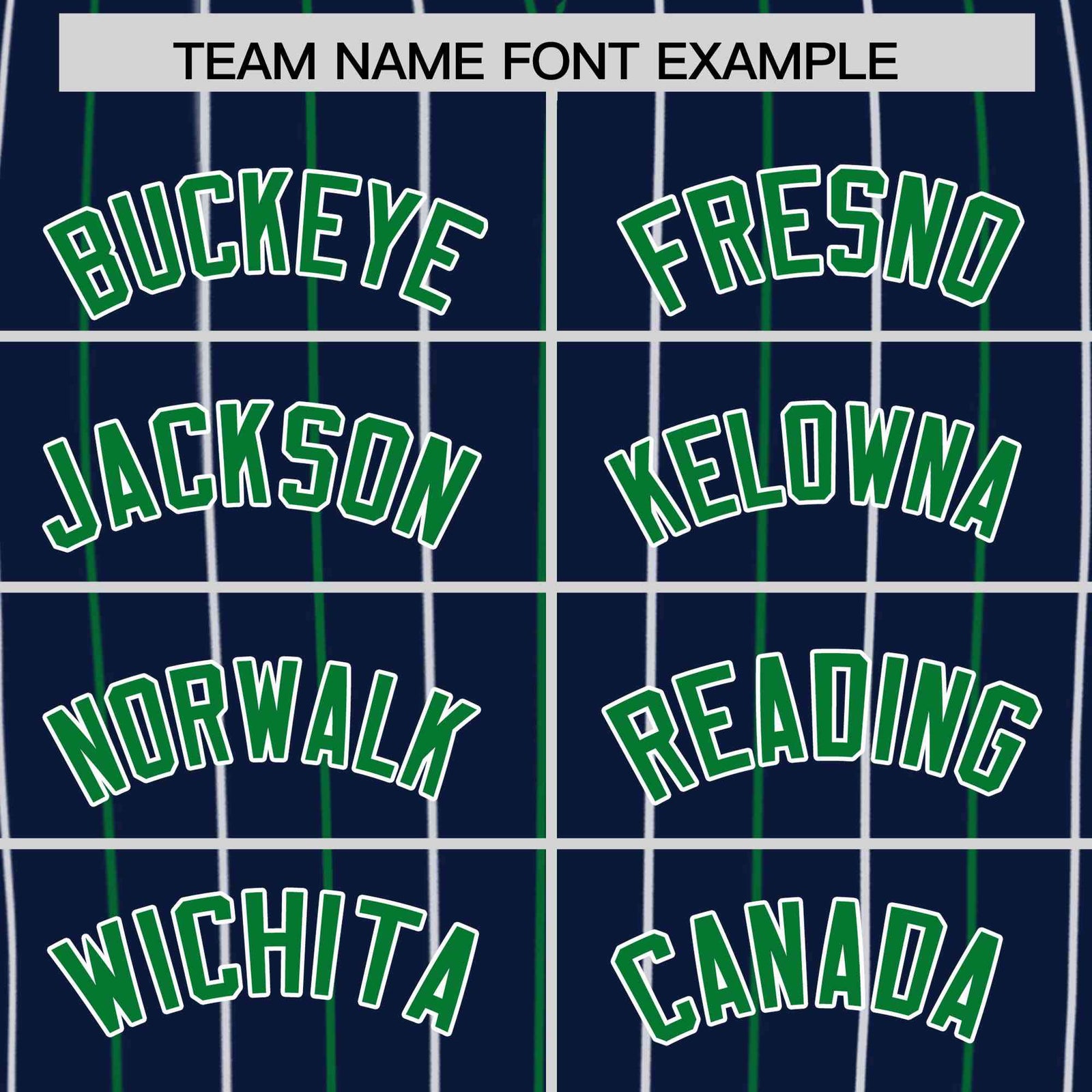Custom Navy Kelly Green and White Bi-Color Stripes Fashion Authentic Baseball Jersey