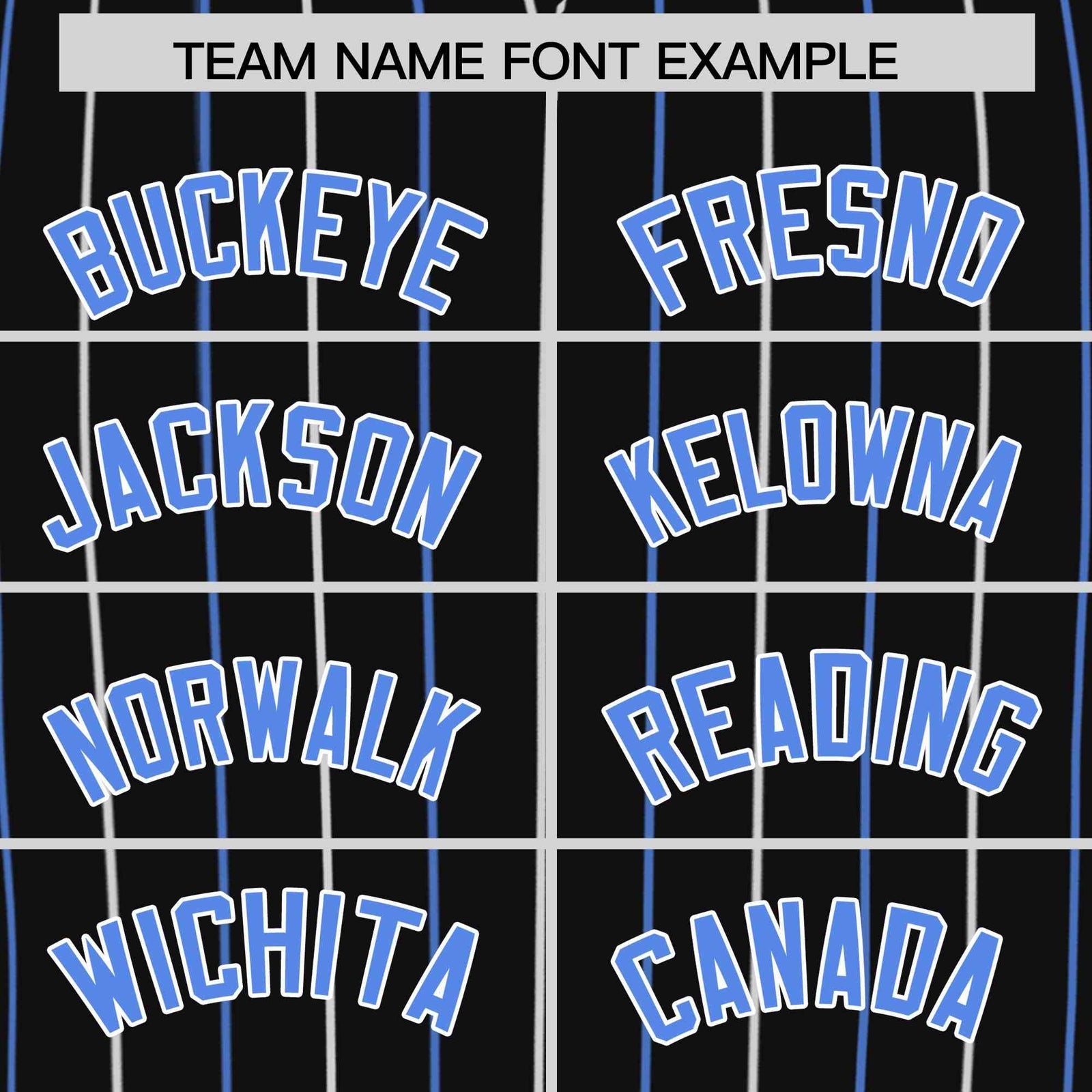 Custom Black Powder Blue and White Bi-Color Stripes Fashion Authentic Baseball Jersey